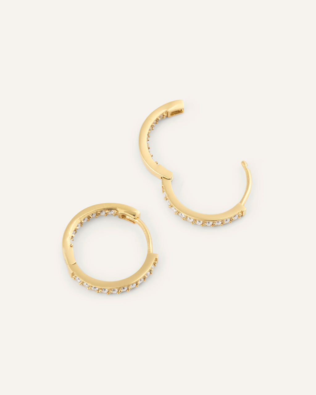 Sparkle Medium Hoops