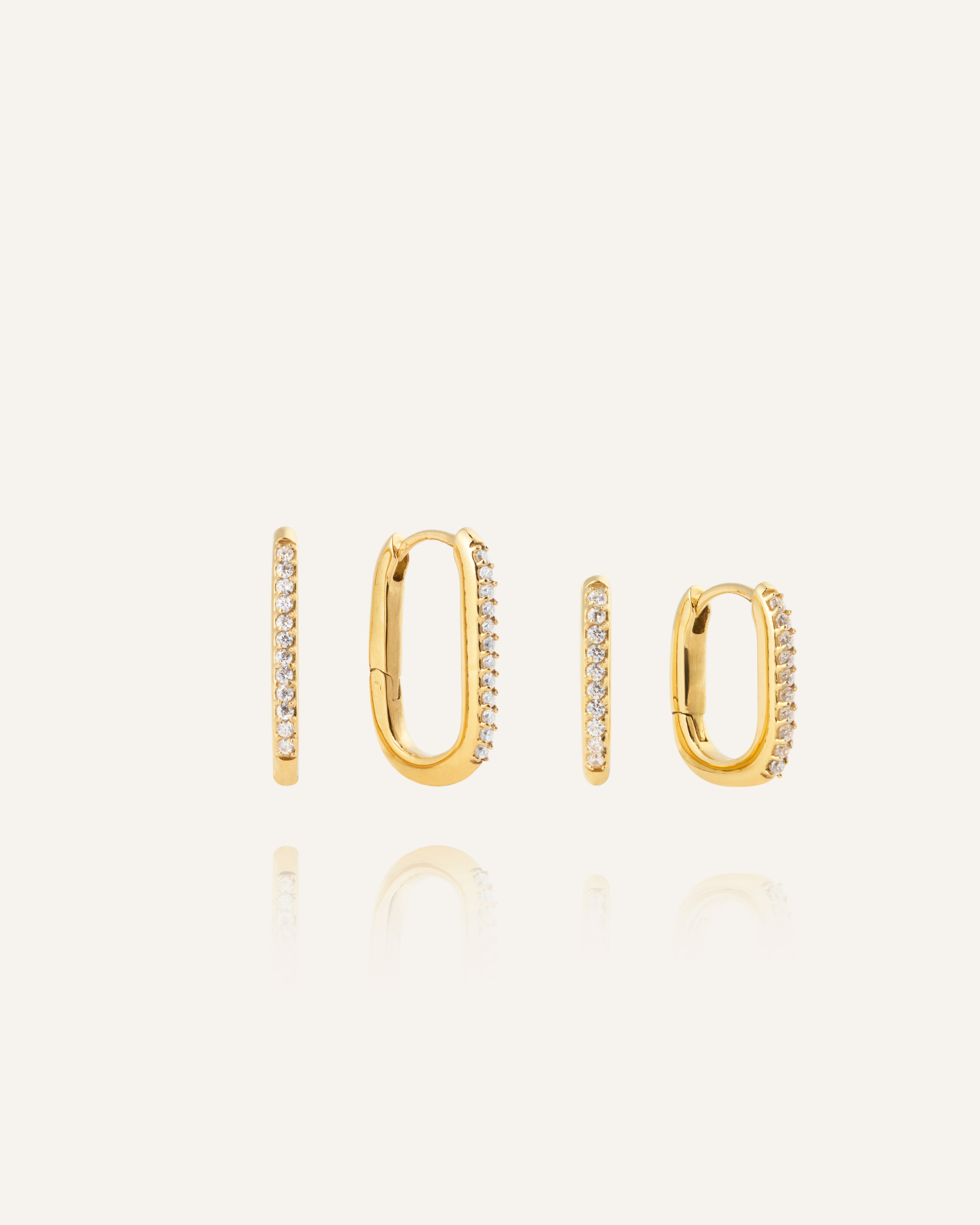 Sparkle Small U-Hoops