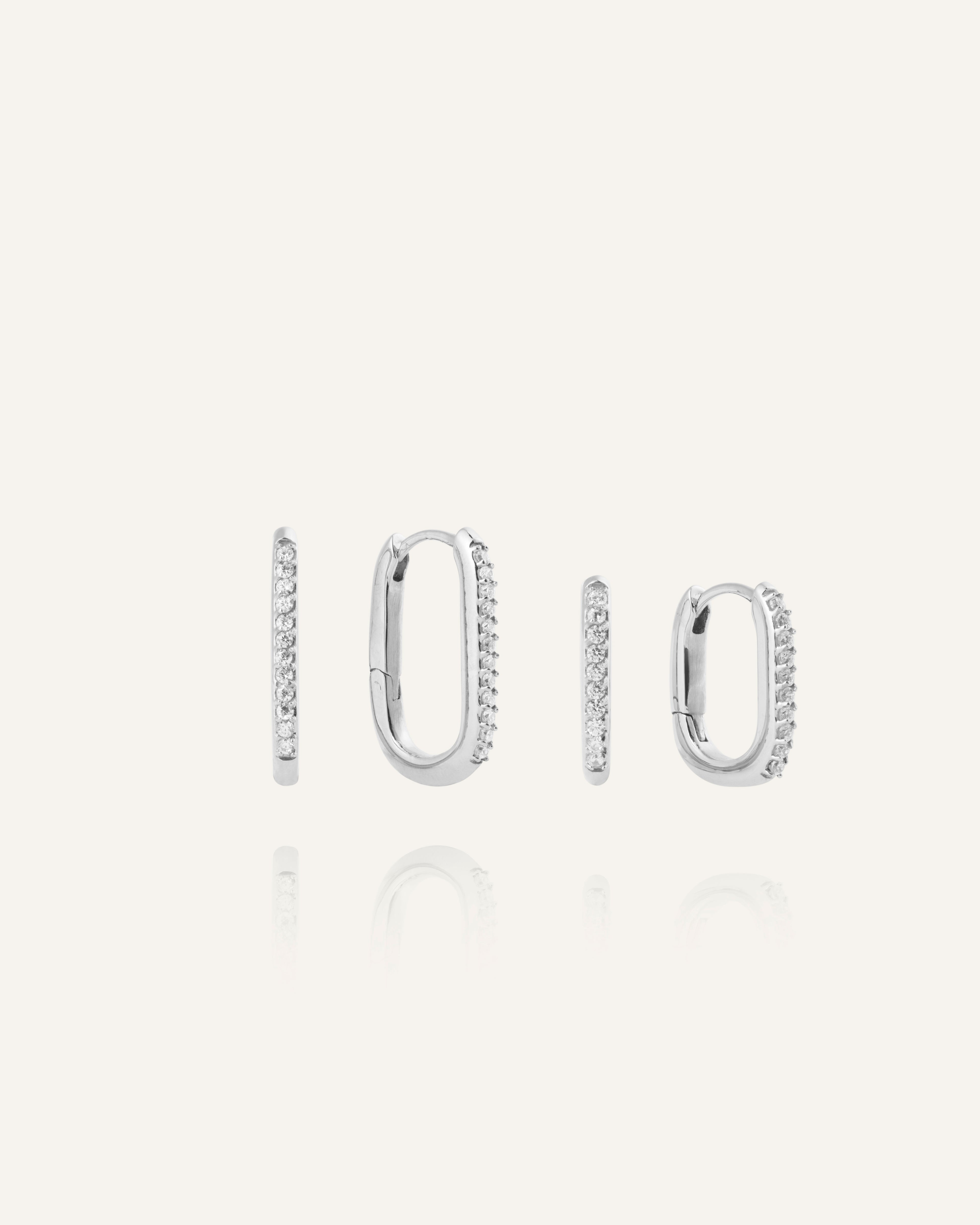 Sparkle Small U-Hoops