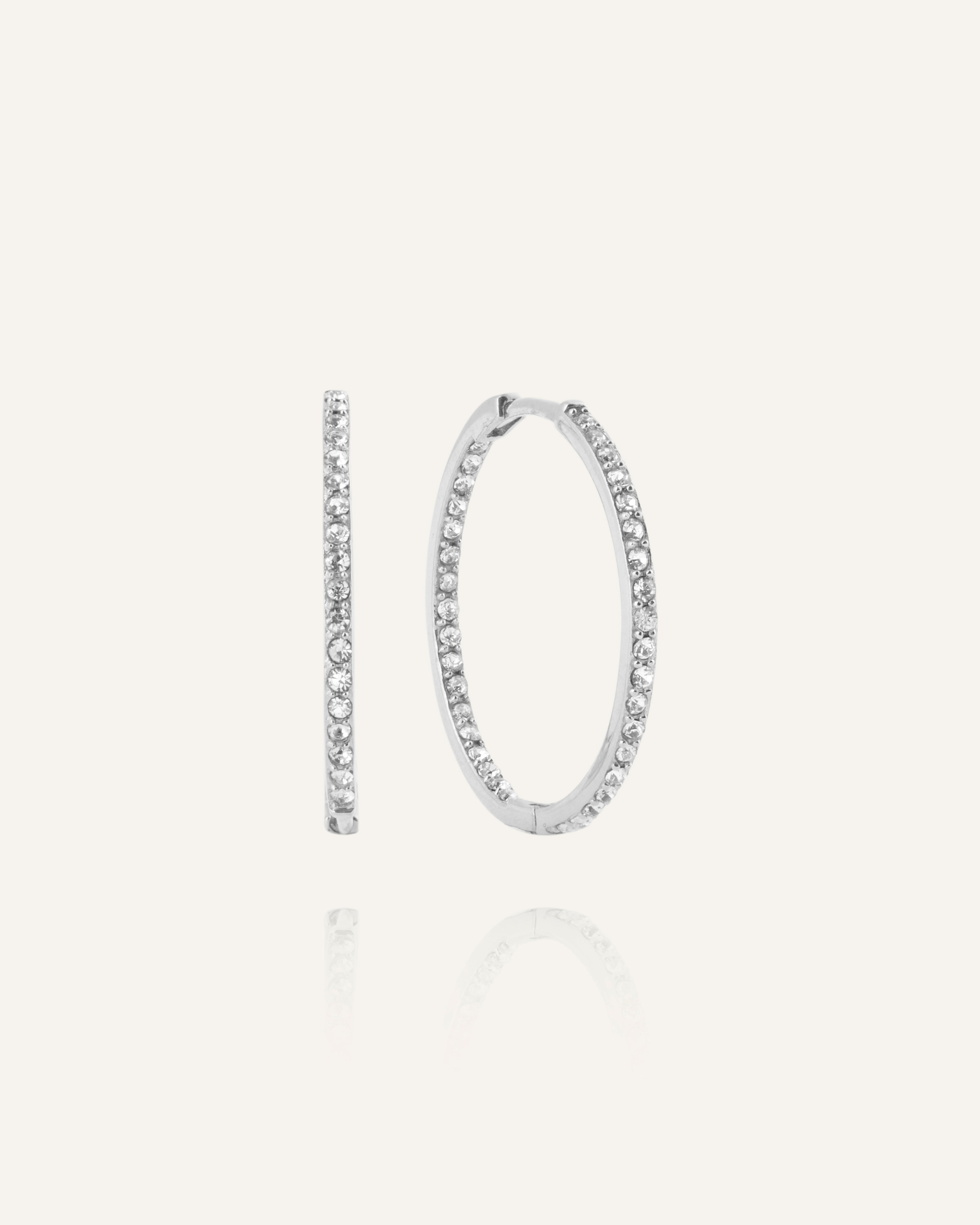 Sparkle Extra Large Hoops