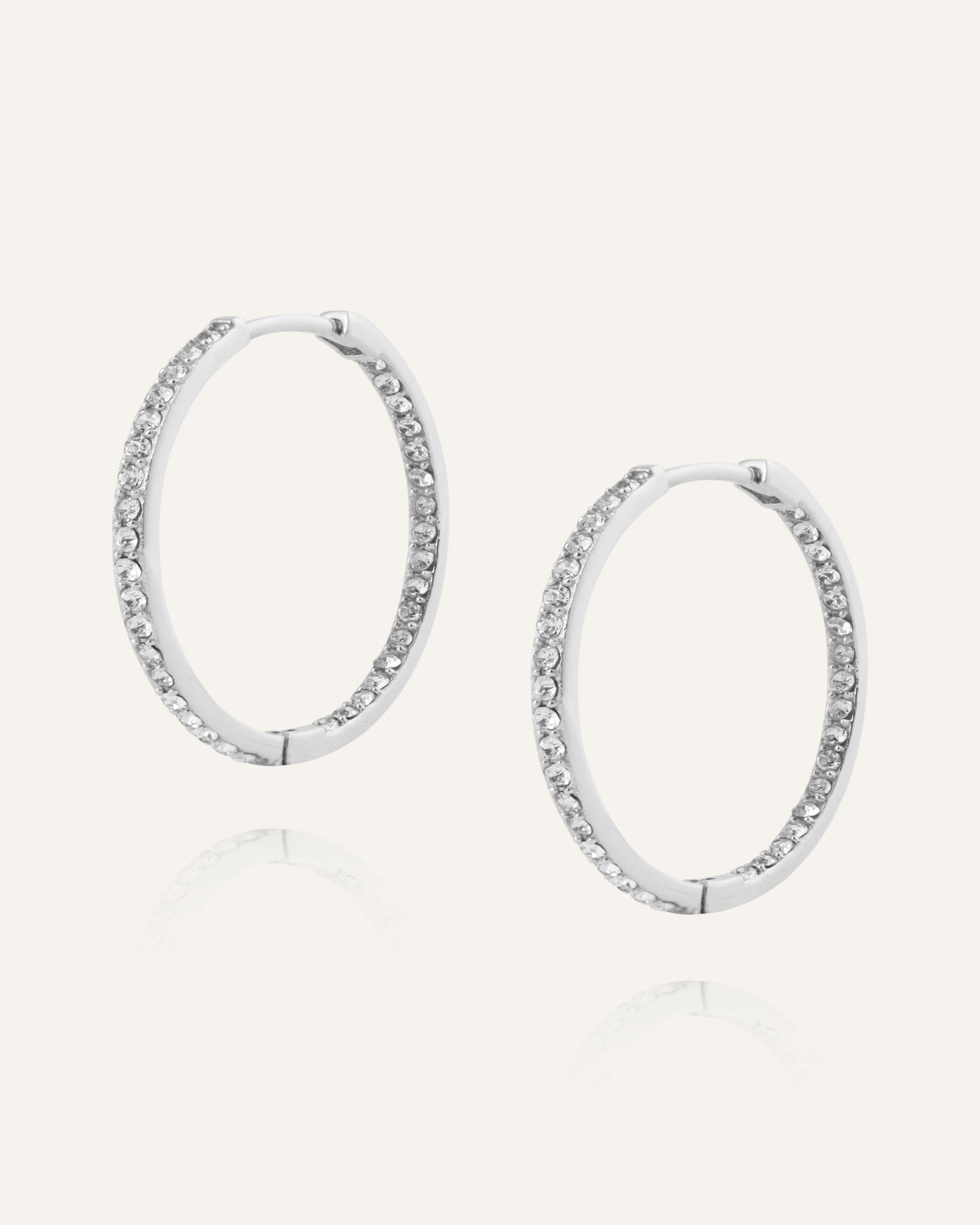 Sparkle Extra Large Hoops