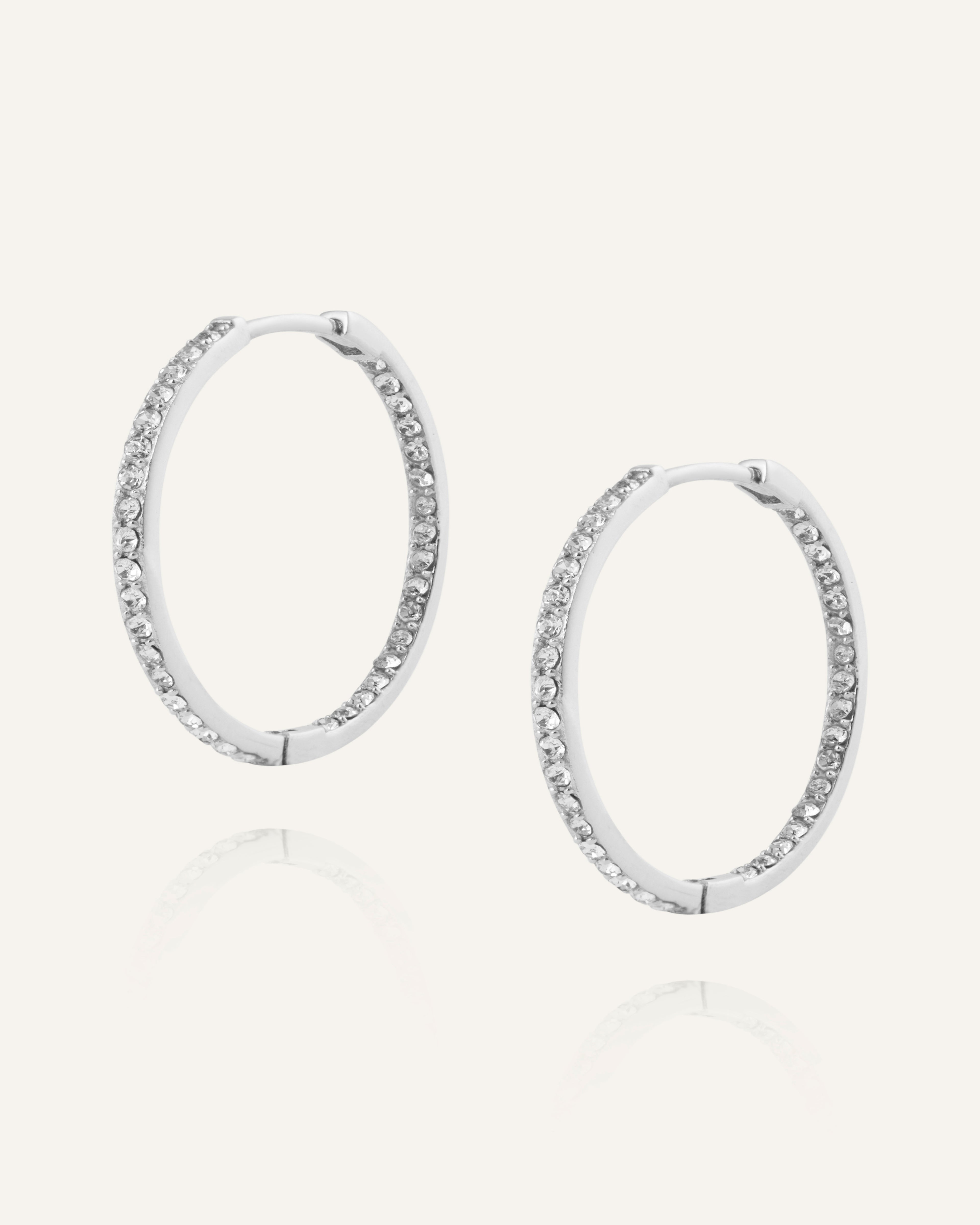 Sparkle Extra Large Hoops