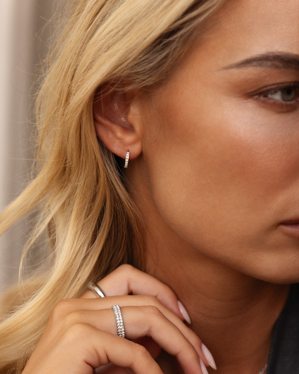 Sparkle Mini Hoops