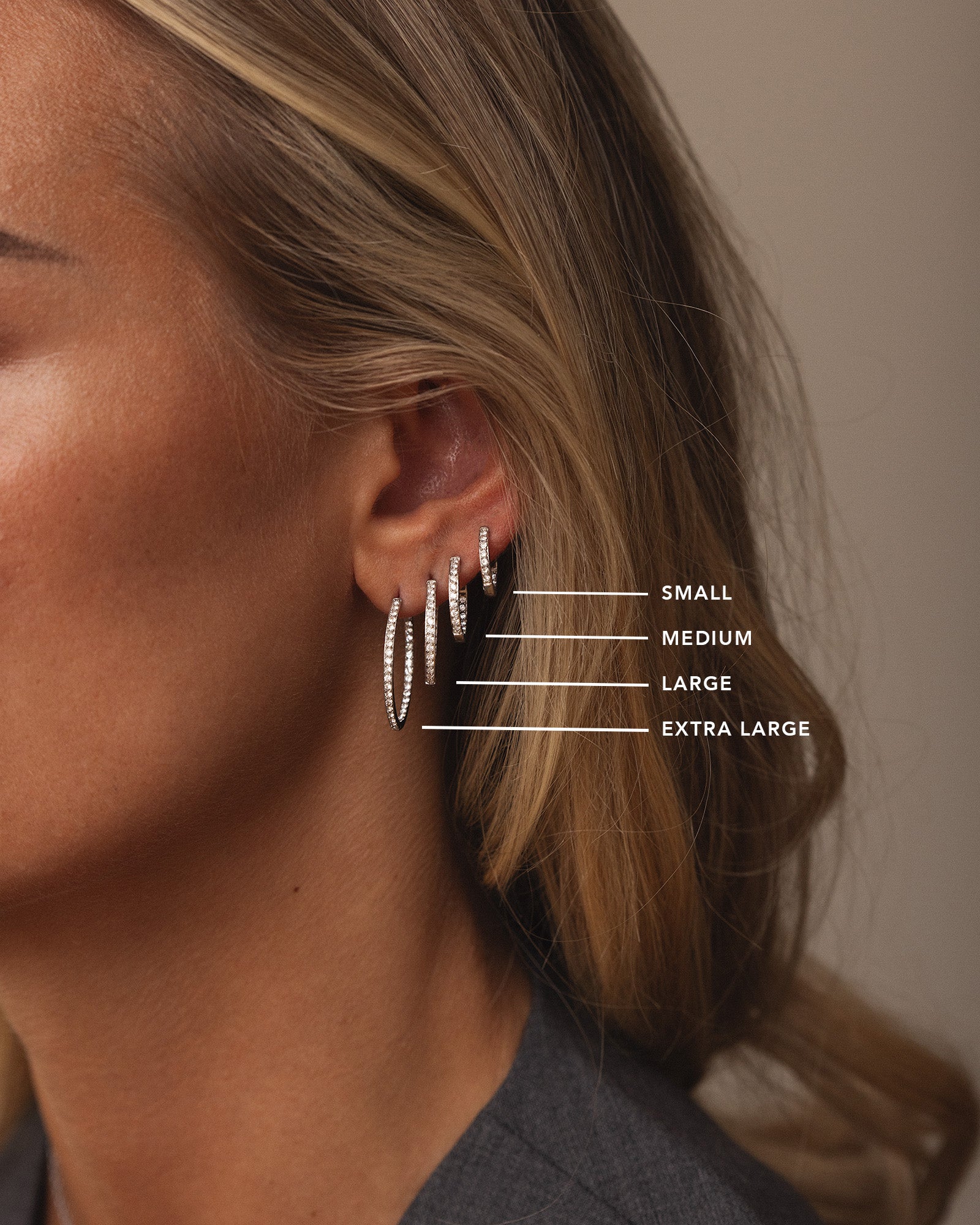 Sparkle Large Hoops