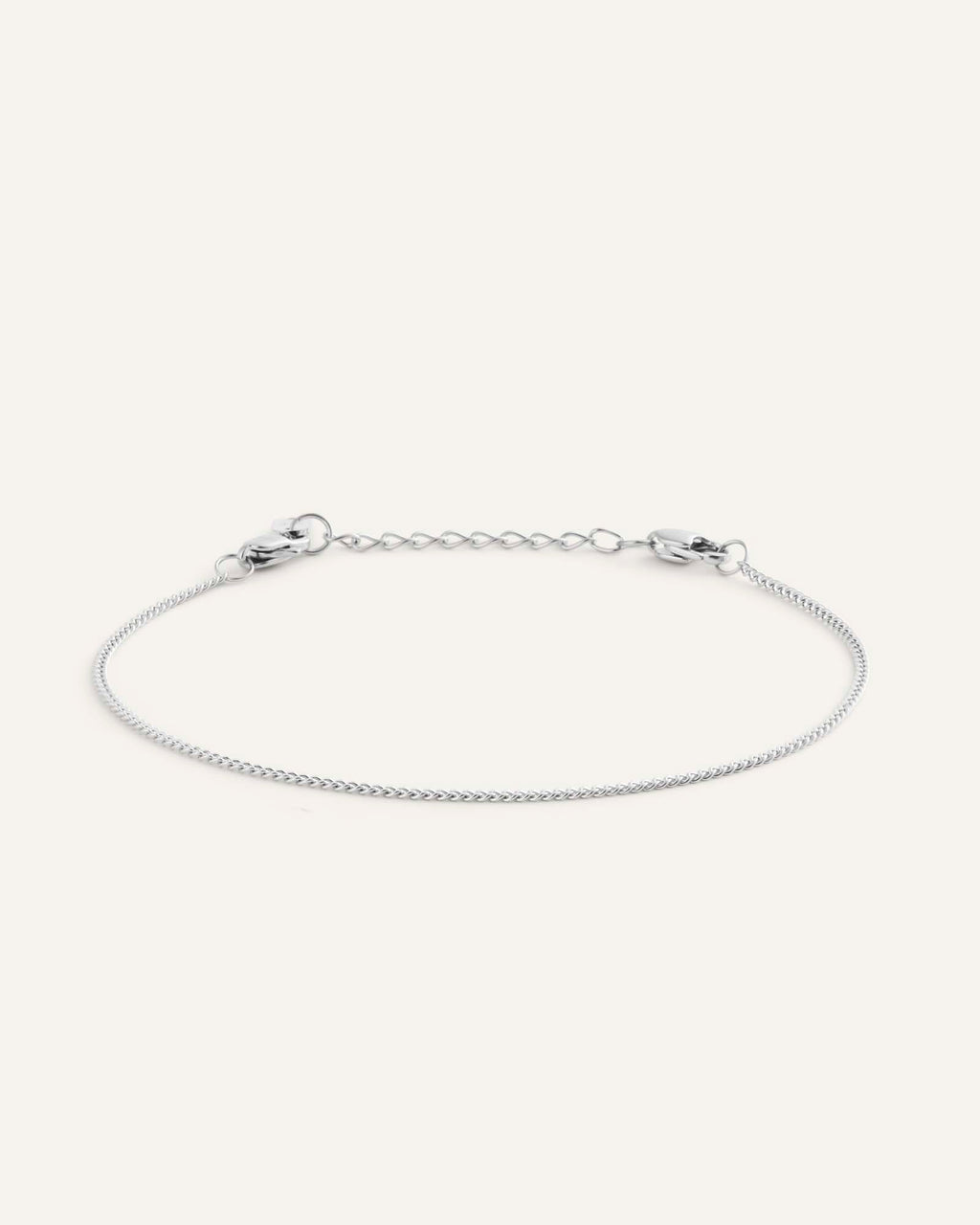 Thin Curb Chain Bracelet