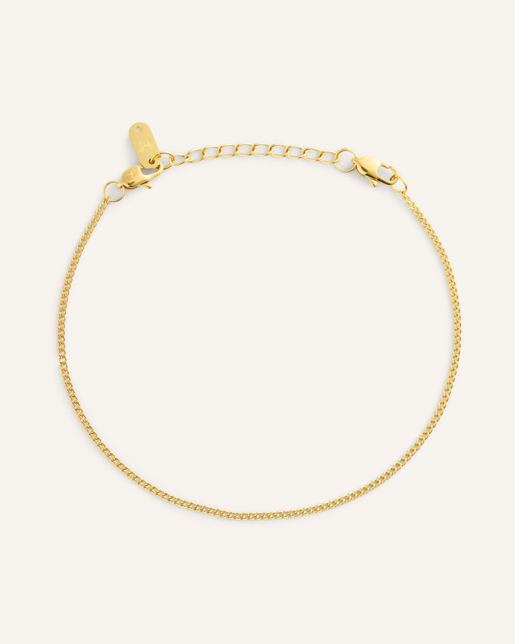 Thin Curb Chain Bracelet