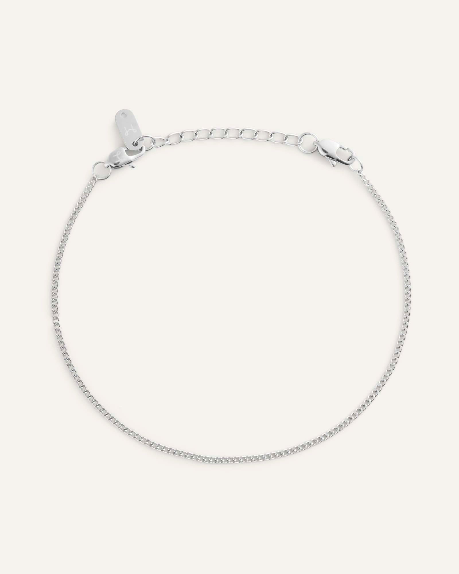 Thin Curb Chain Bracelet