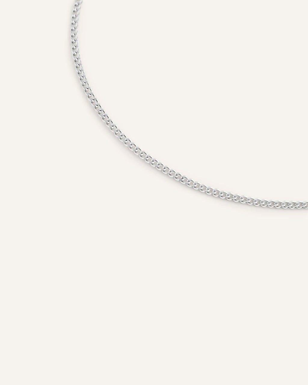 Thin Curb Chain Bracelet