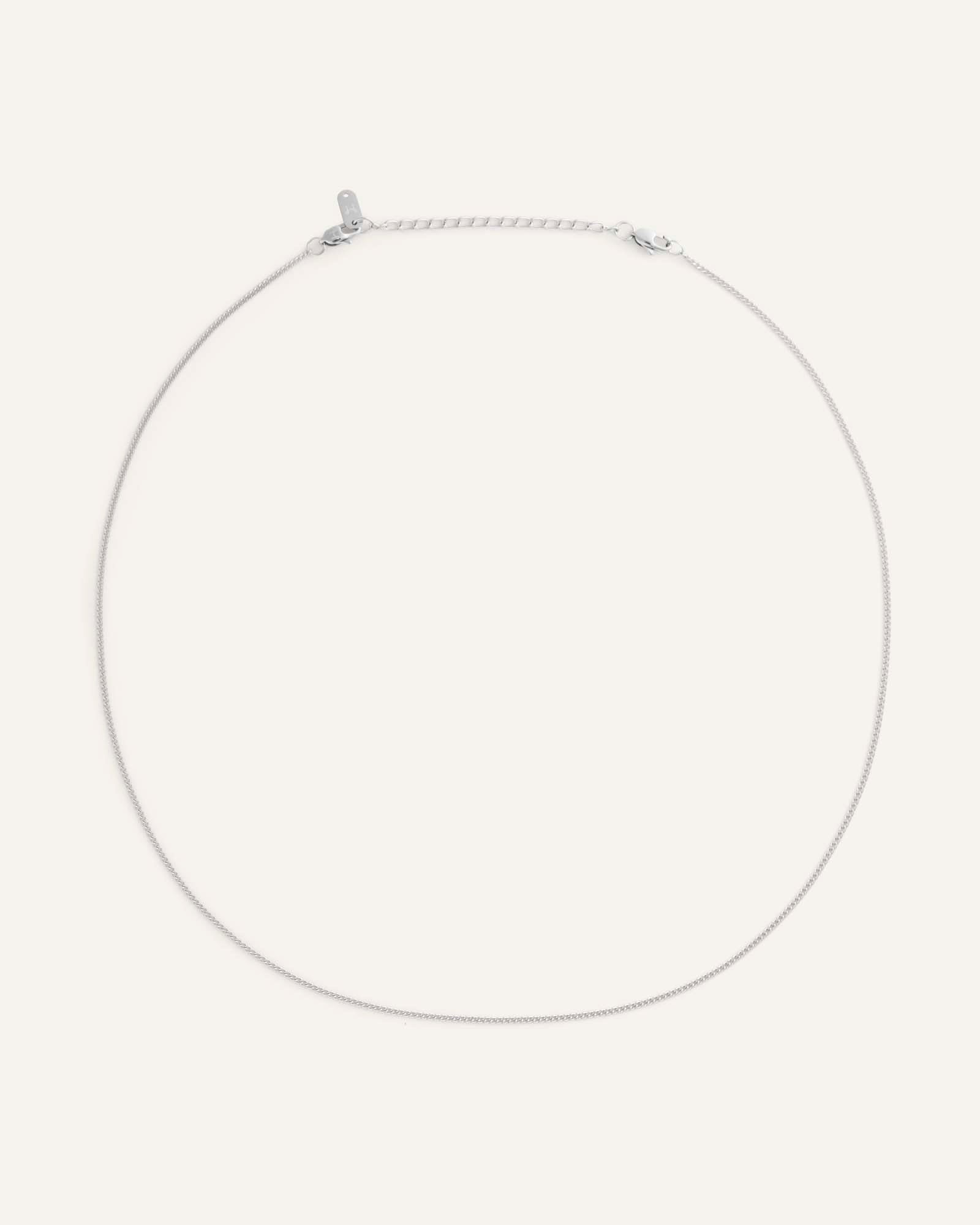 Thin Curb Chain Necklace
