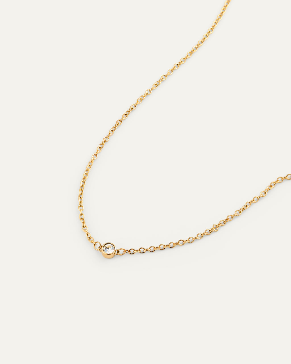 Dünnes Diamantarmband Gold