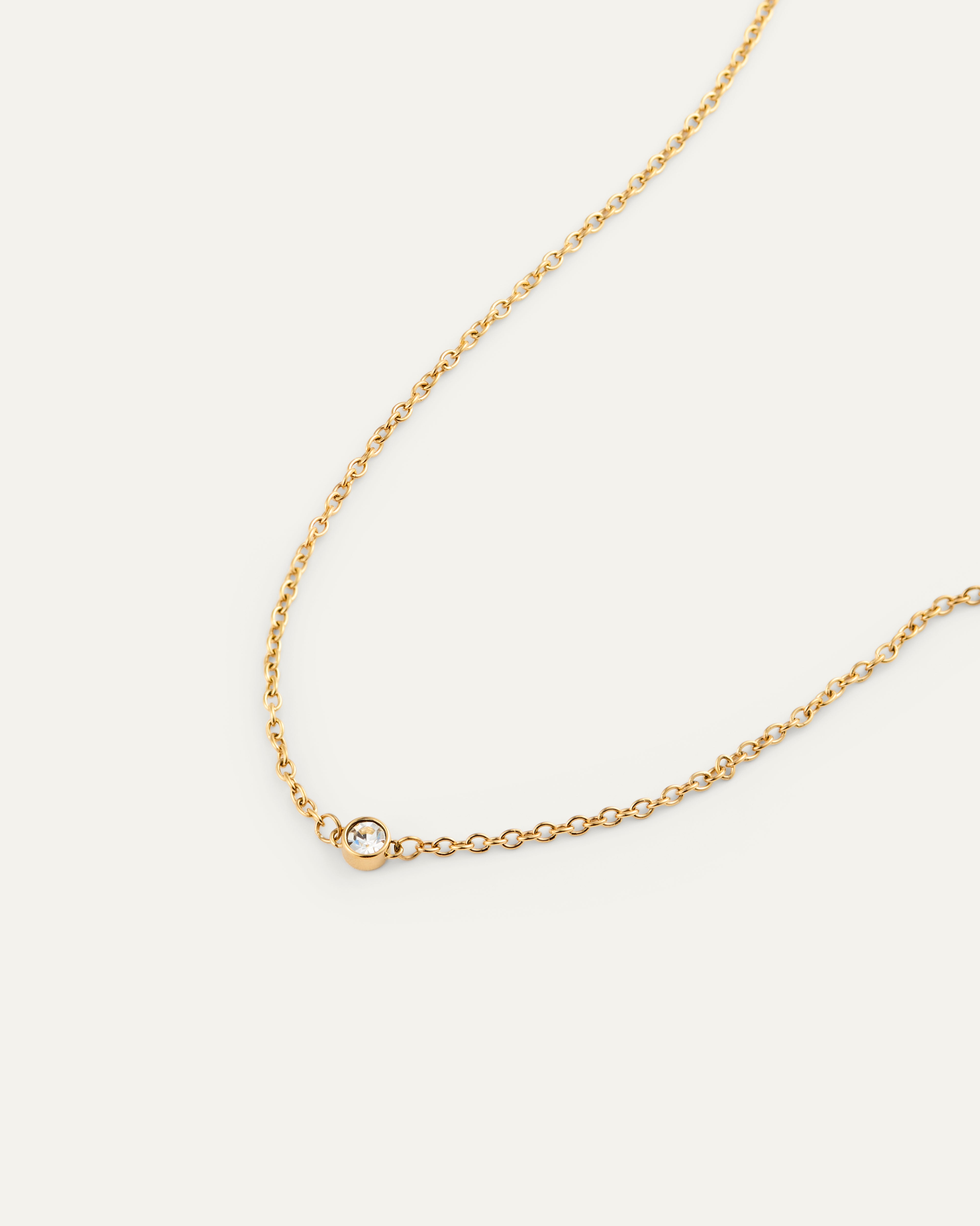 Dünnes Diamantarmband Gold