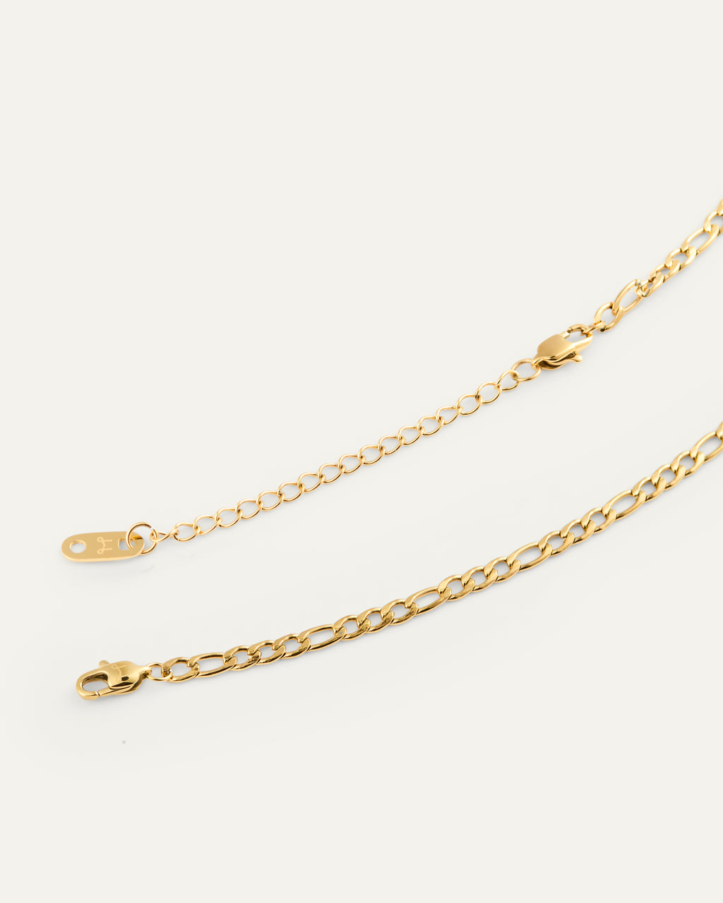 Dünne Figaro Halskette Gold