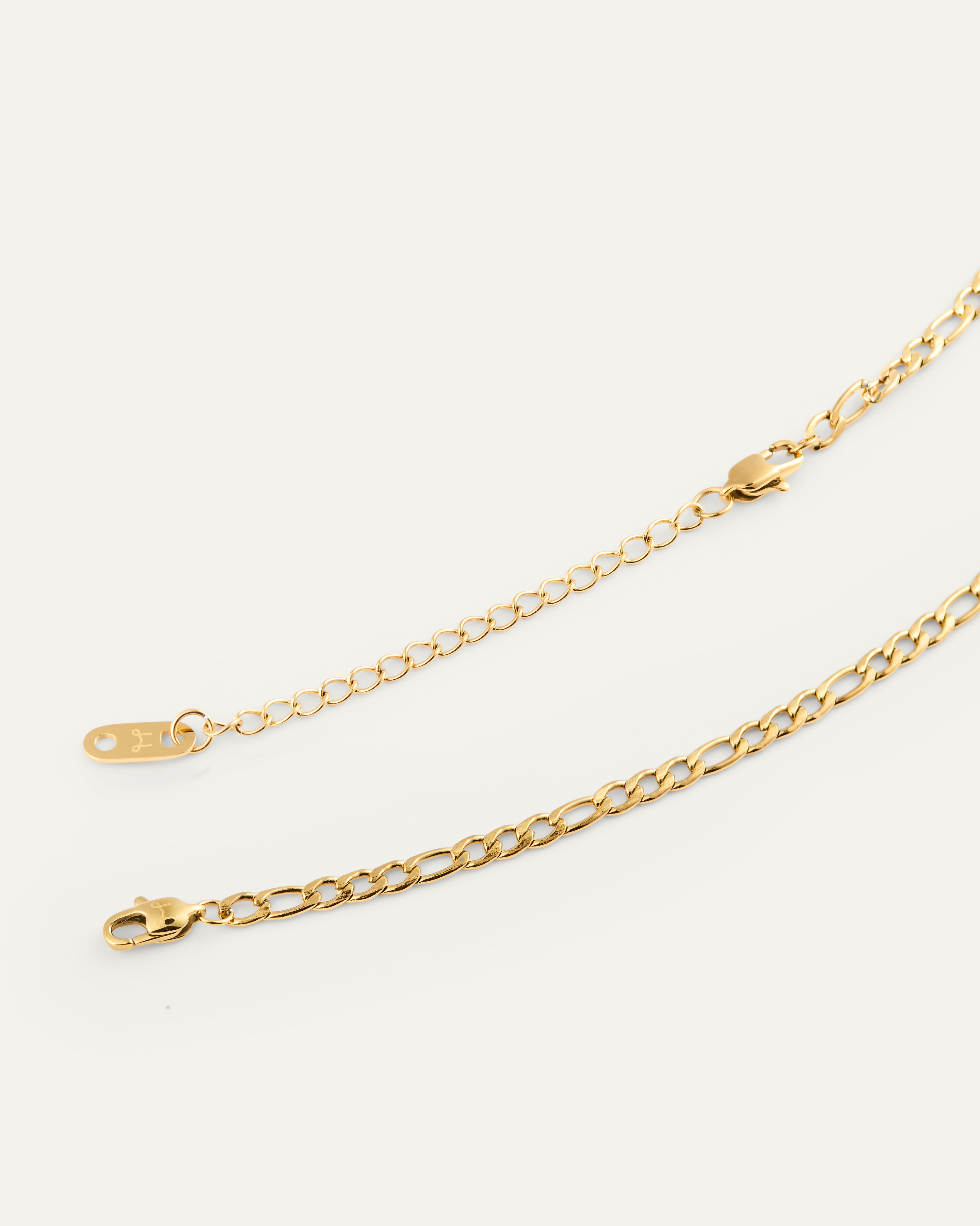 Dünne Figaro Halskette Gold
