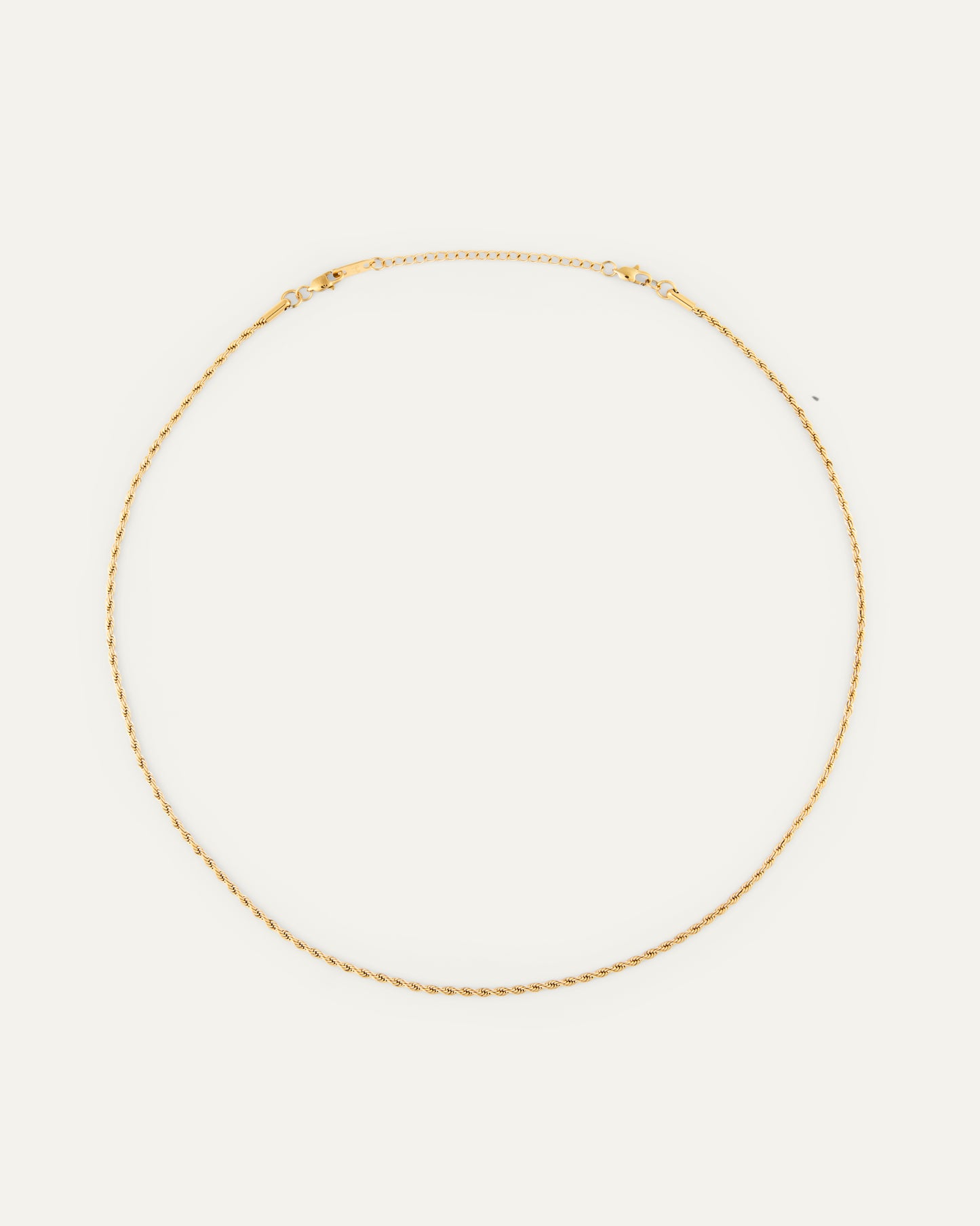 Dünne Kordelkette Gold