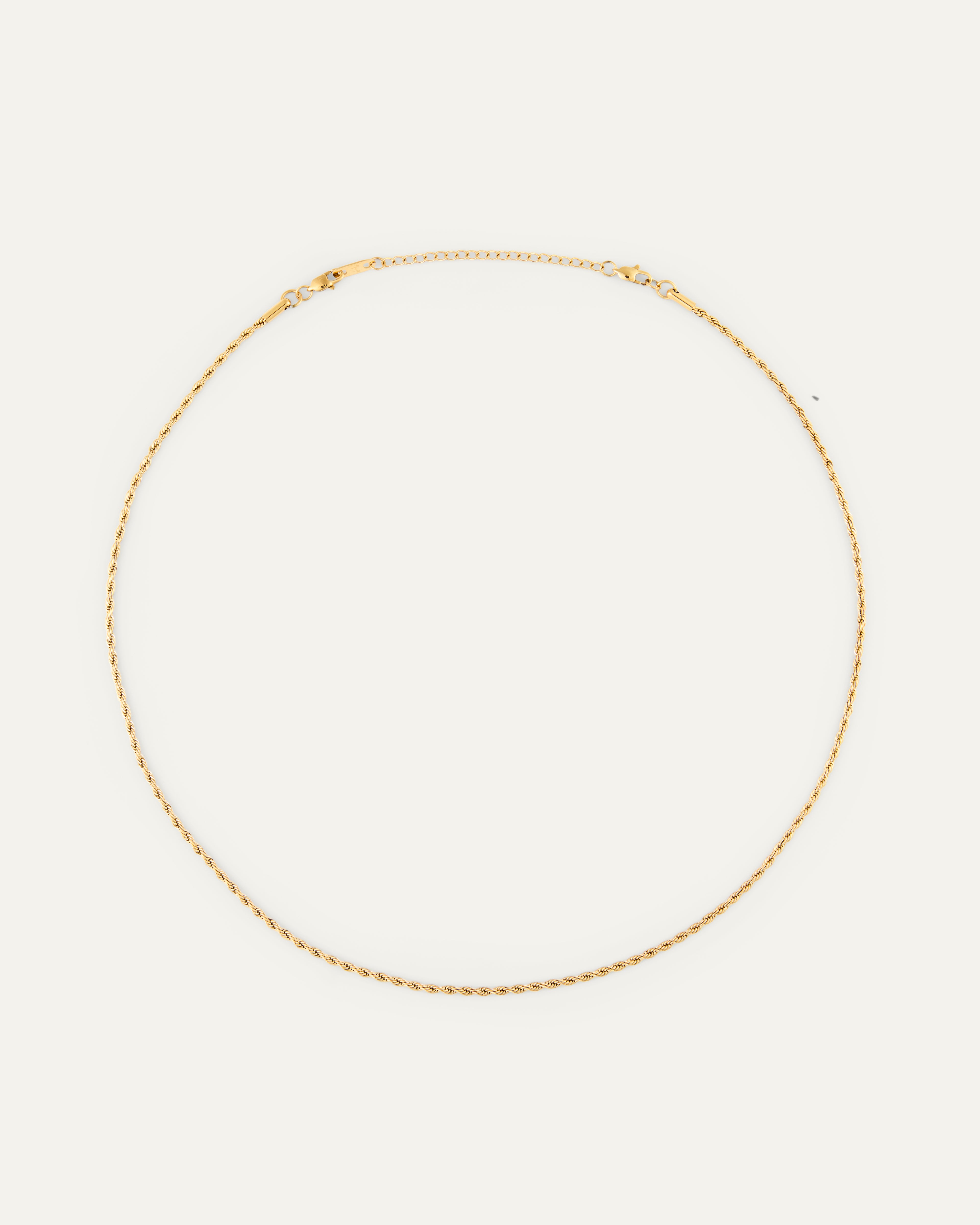 Dünne Kordelkette Gold