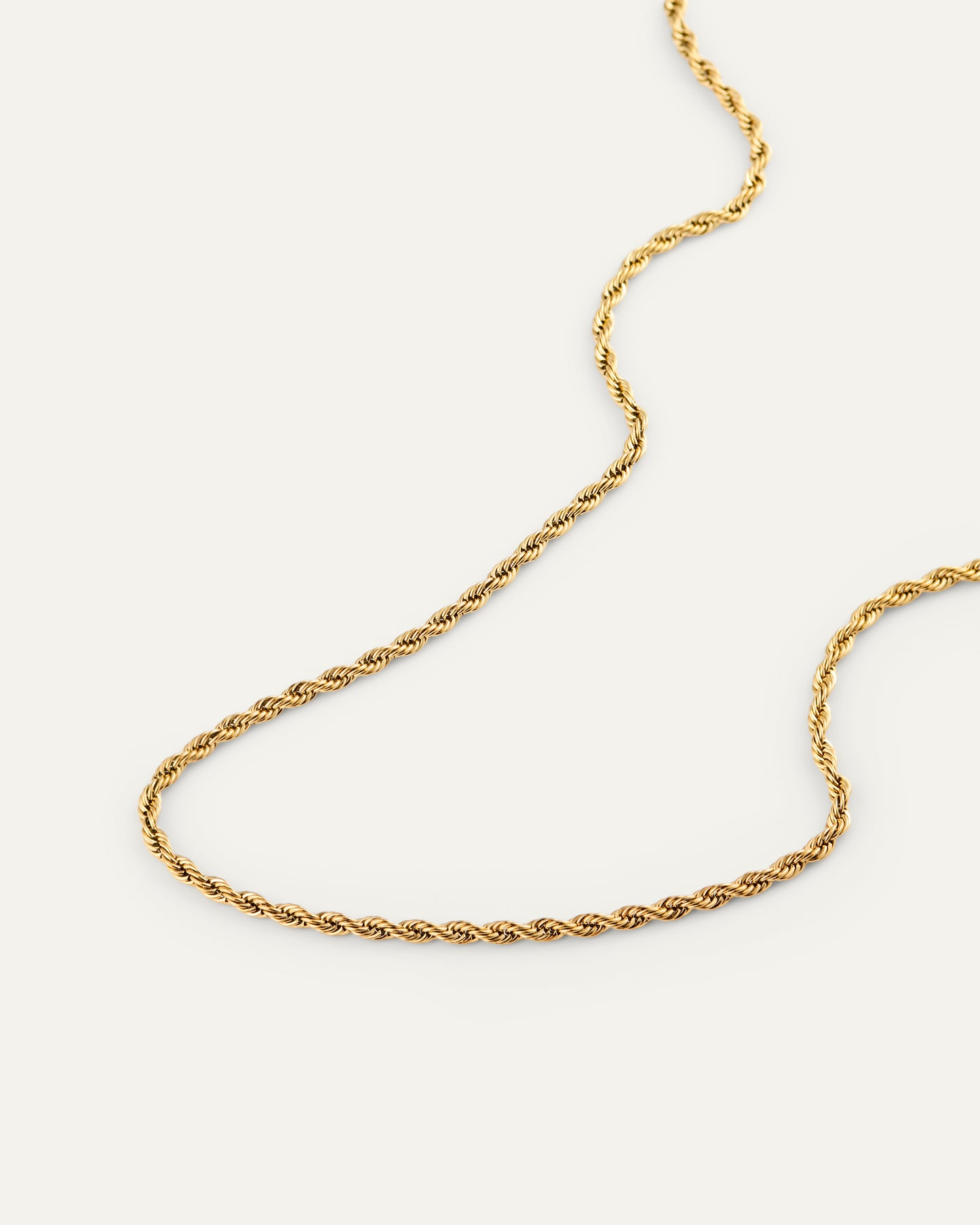 Dünne Kordelkette Gold