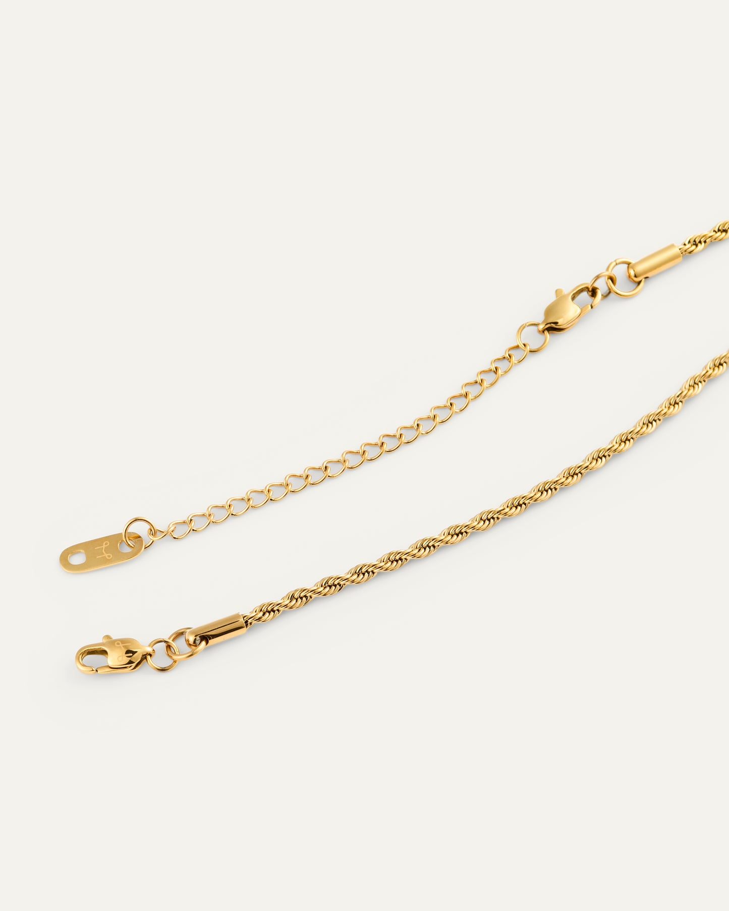Dünne Kordelkette Gold
