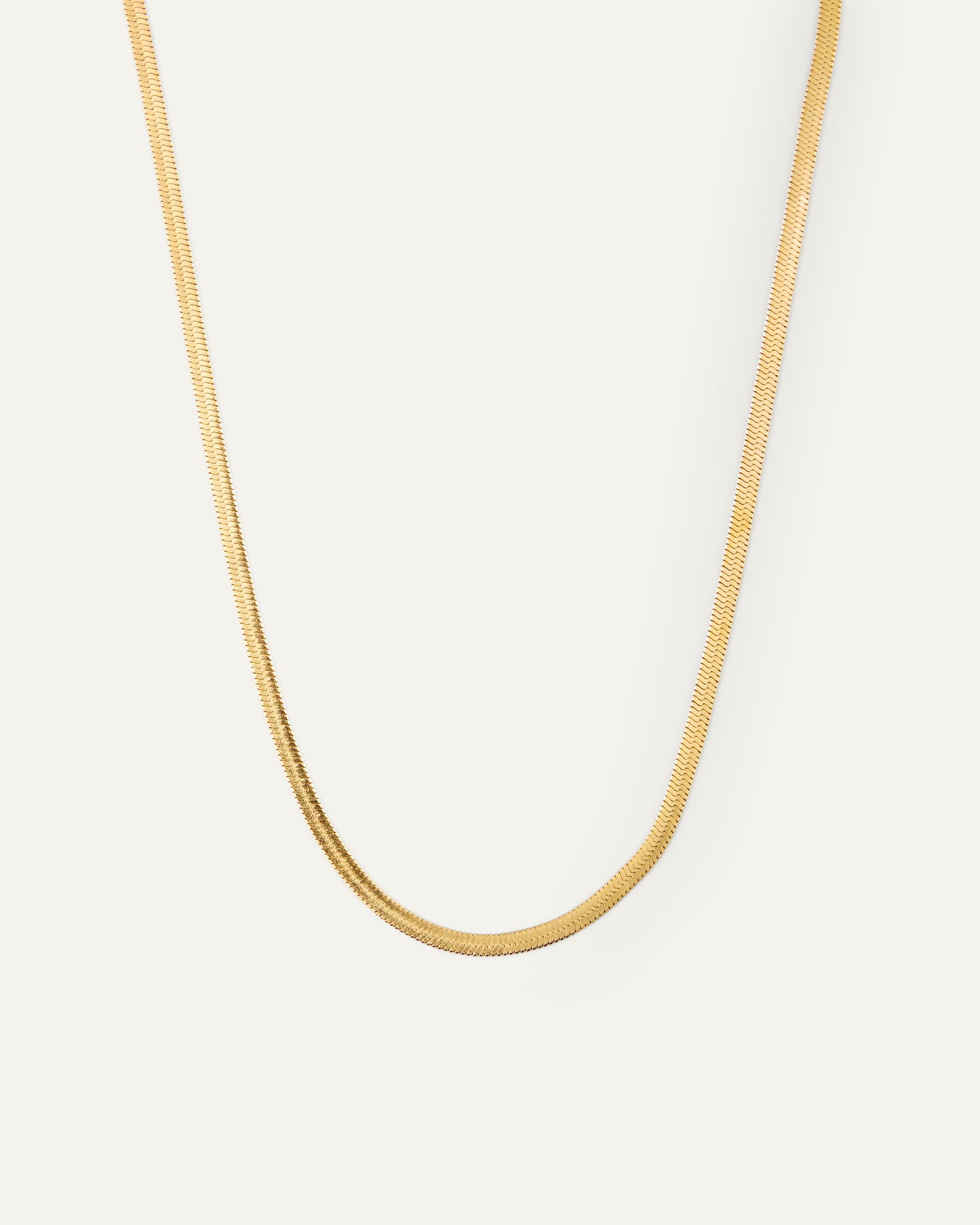 Dünne Schlangenkette Gold