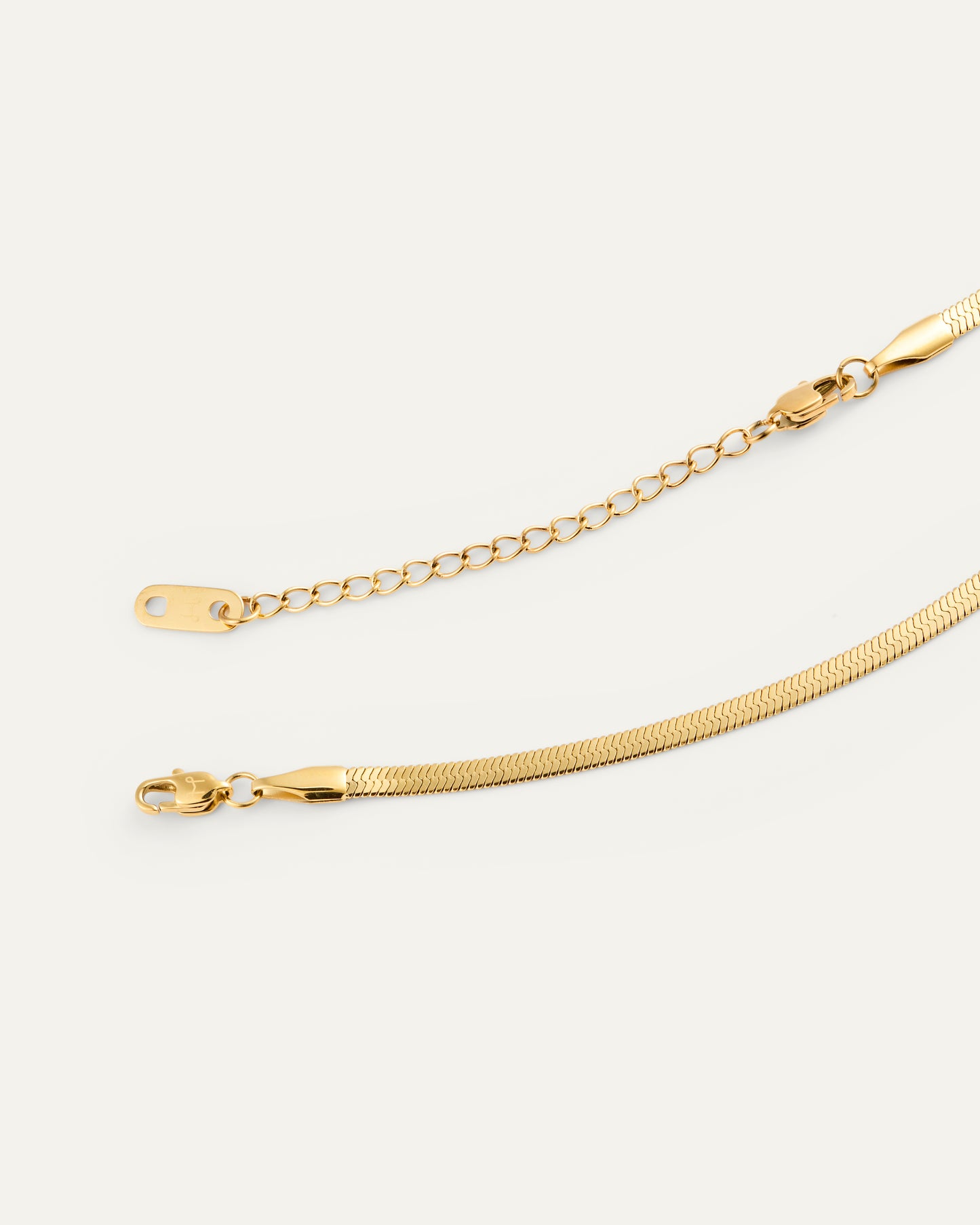 Dünne Schlangenkette Gold