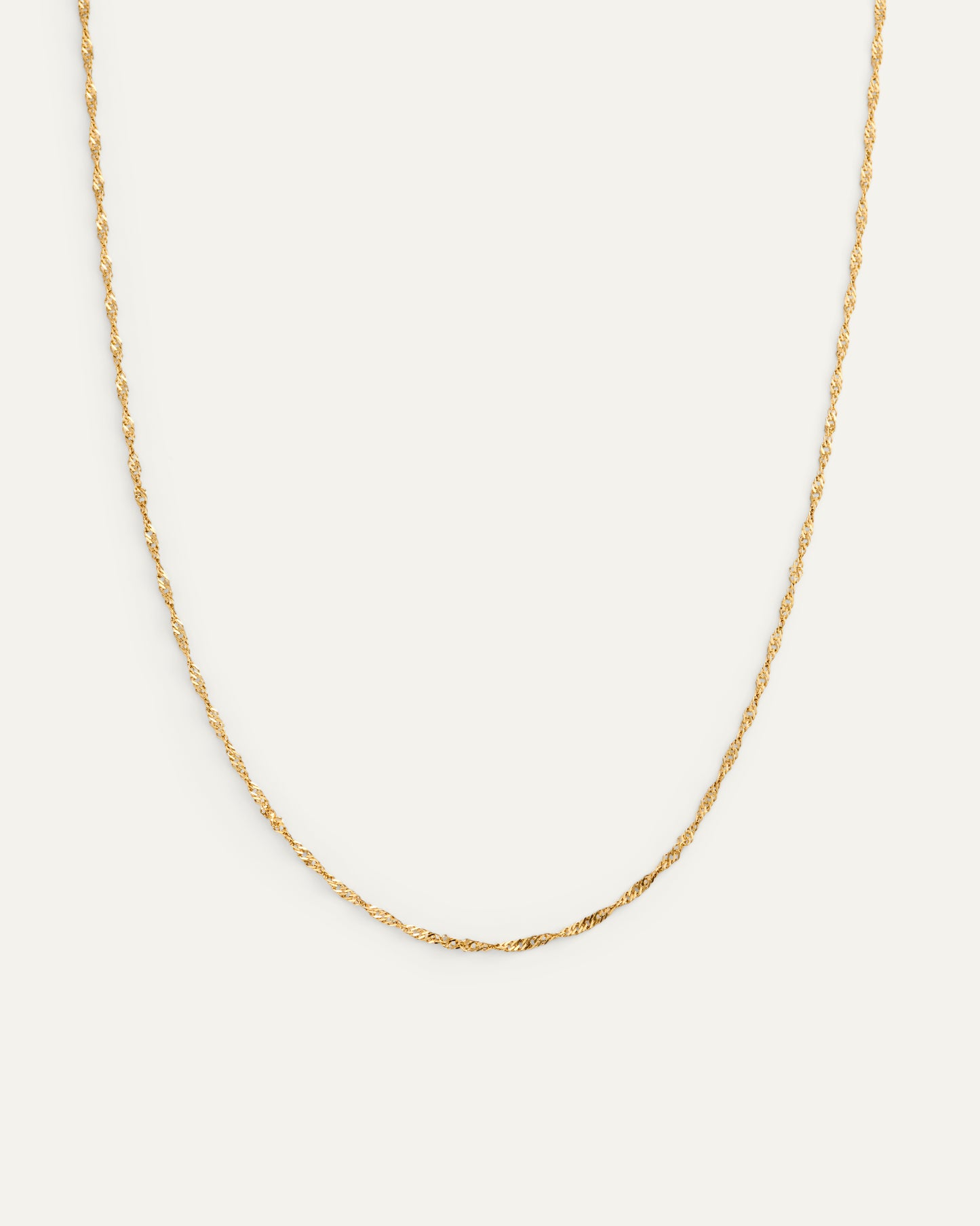 Wirbelkette Gold
