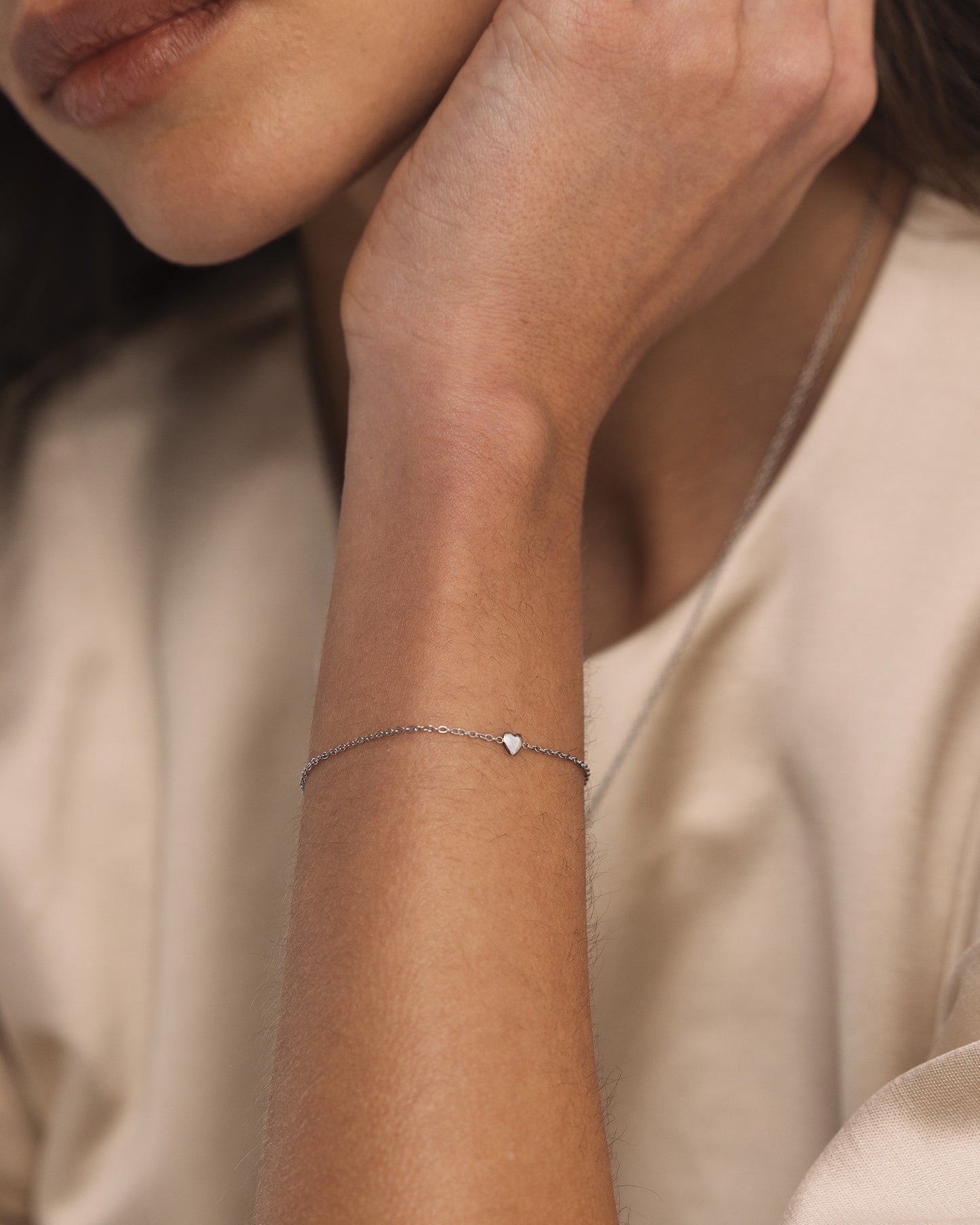 Sweetheart Steel Bracelet