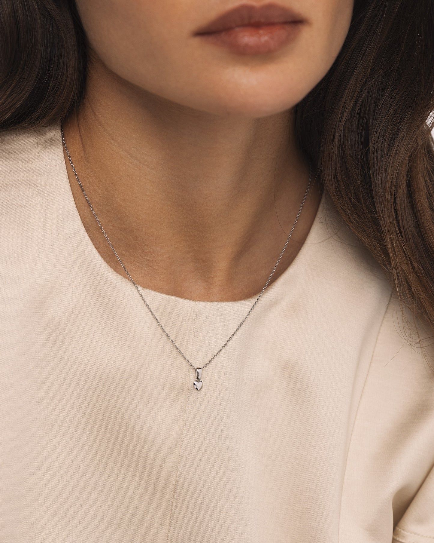 Sweetheart Steel Small Necklace