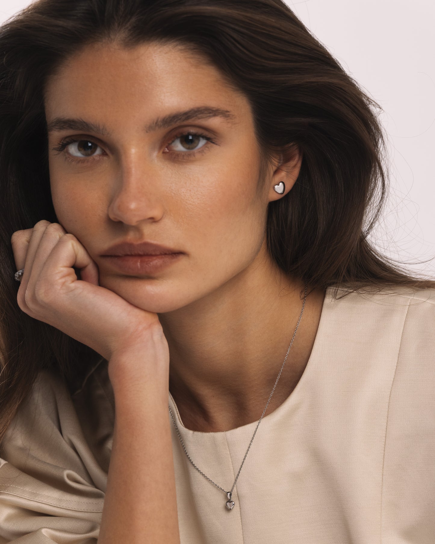 Love Steel Medium Studs