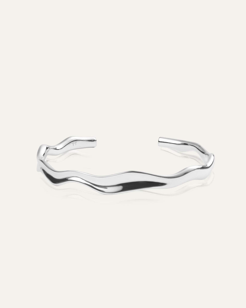 Wavy Bolded Cuff Bracelet