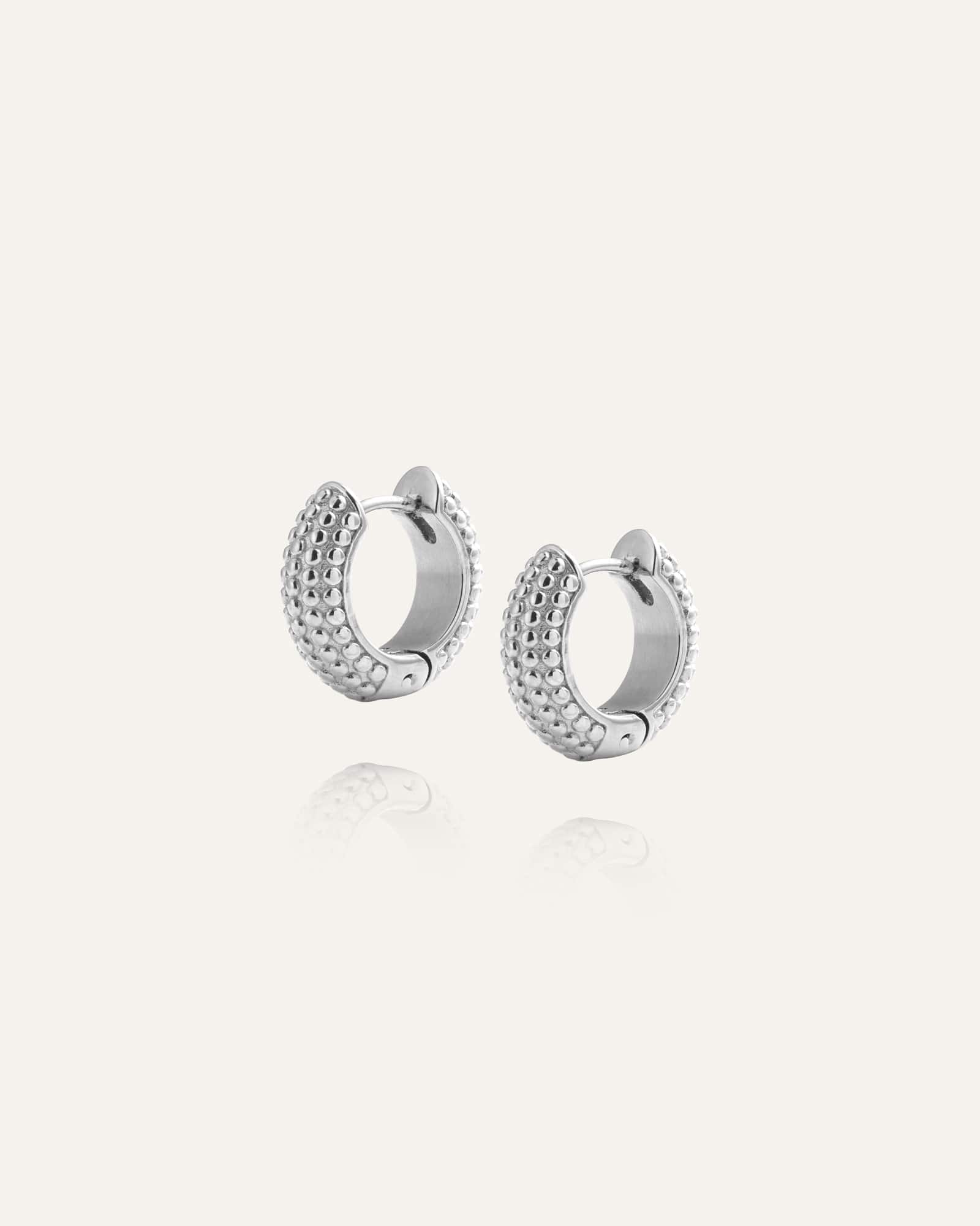 Beaded Hoops Medium