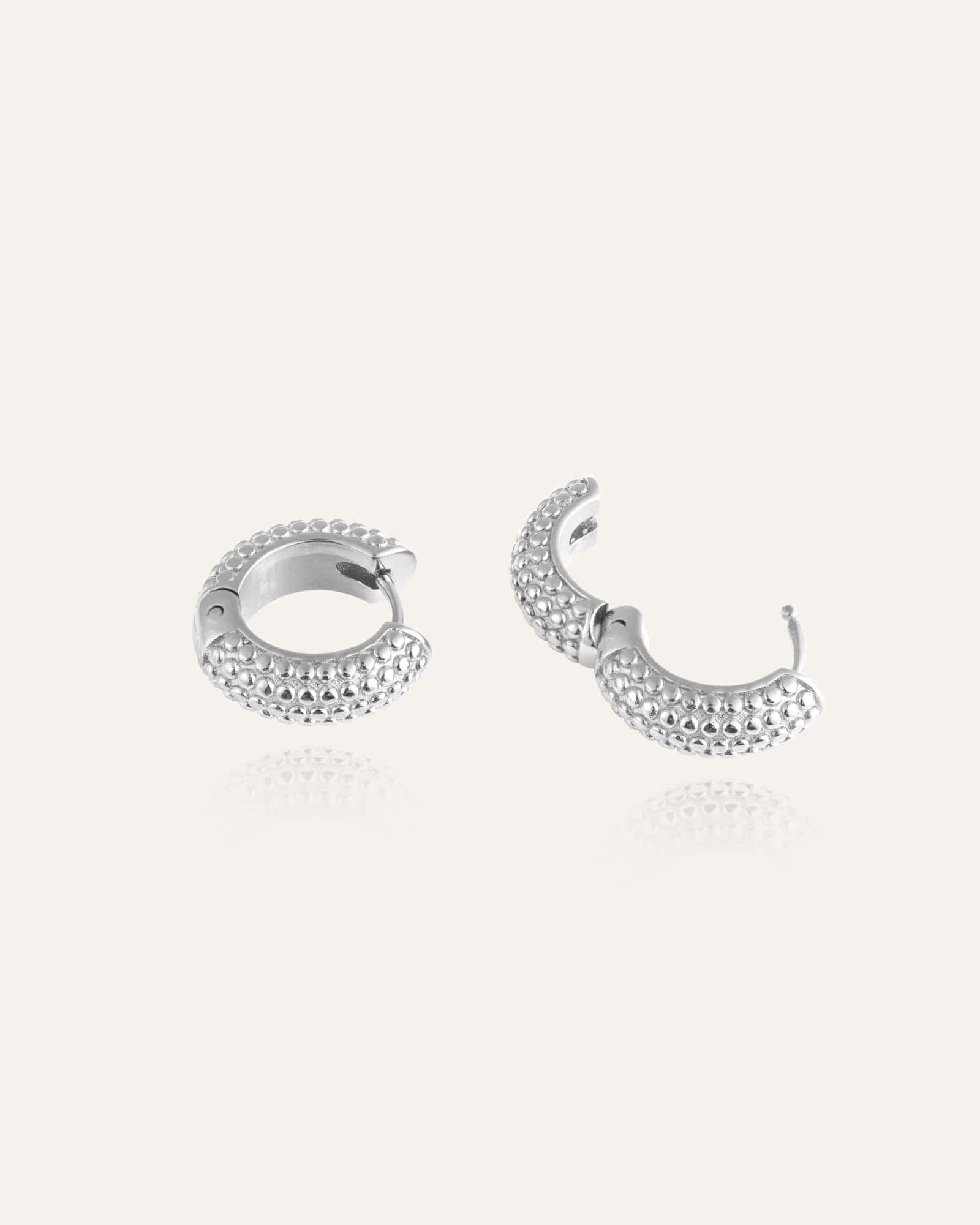 Beaded Hoops Medium