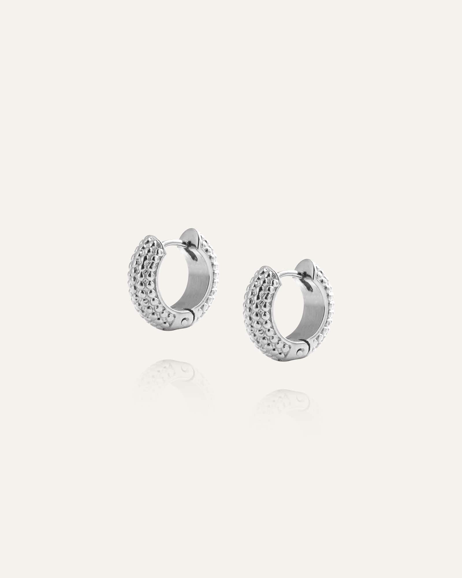 Beaded Hoops Small