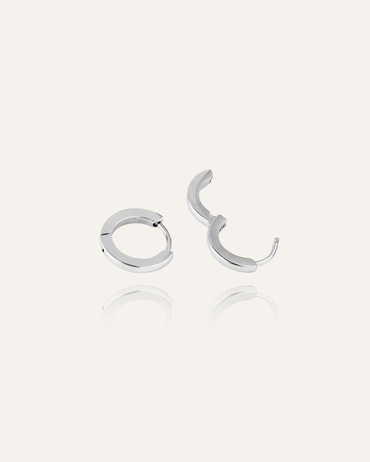Classic Silver Hoops Small