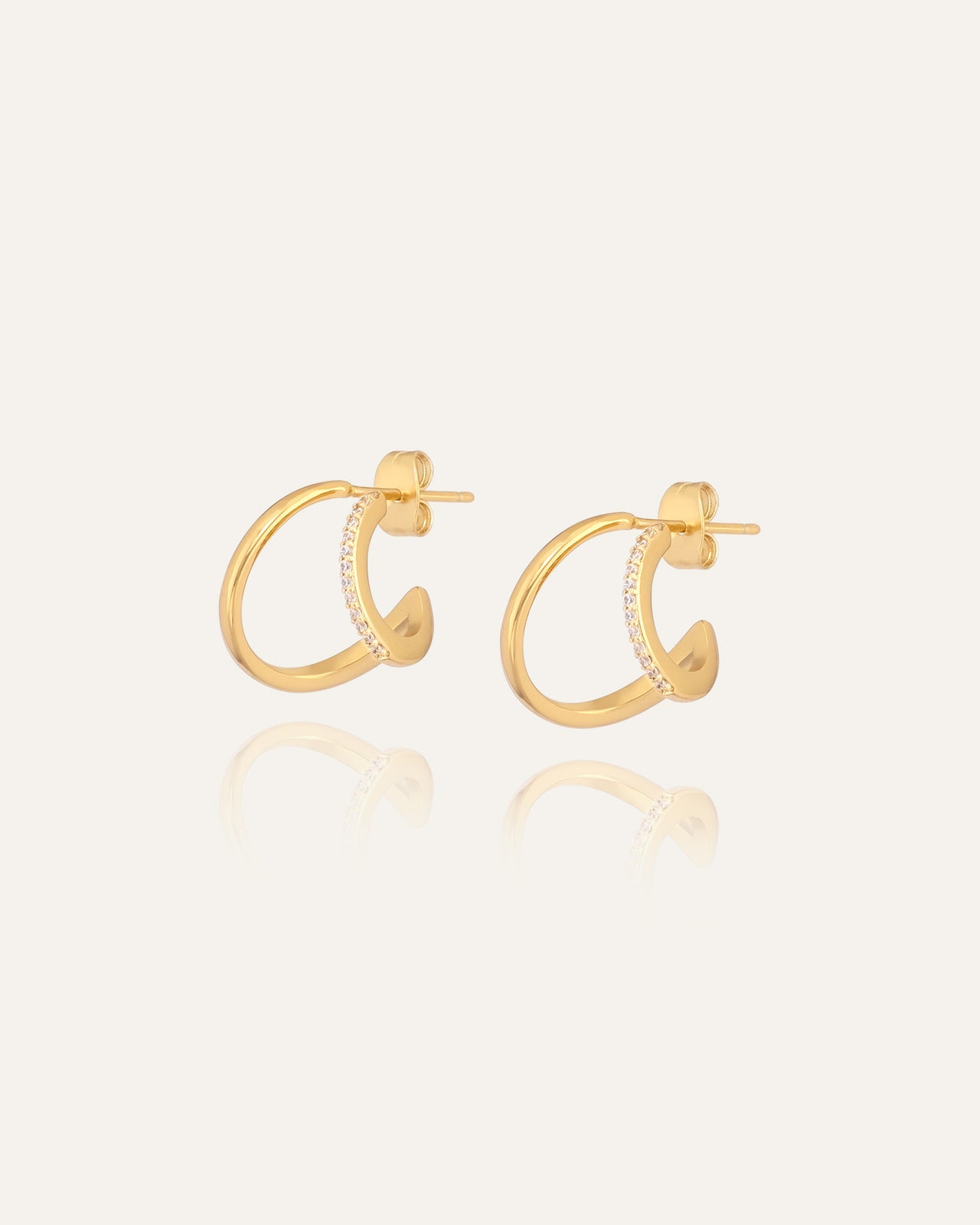 Elegant Earrings Gold