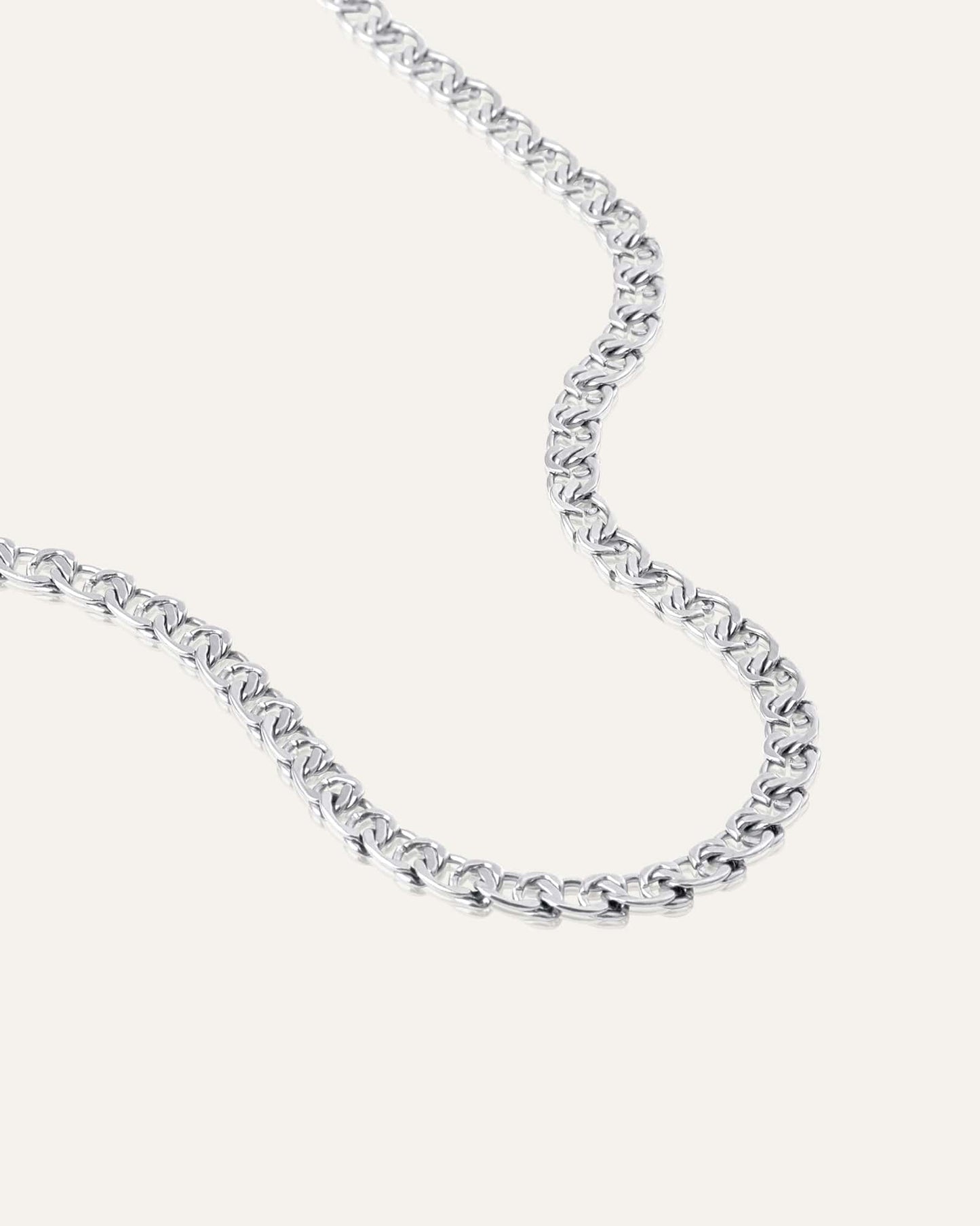 INFINITY SILVER NECKLACE