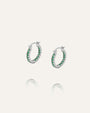 Lunar Earrings Silver / Green
