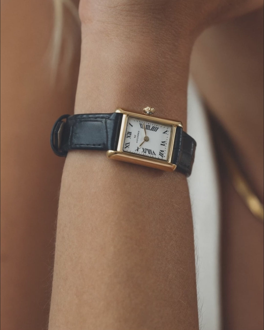 Timeless Black Leather Watch