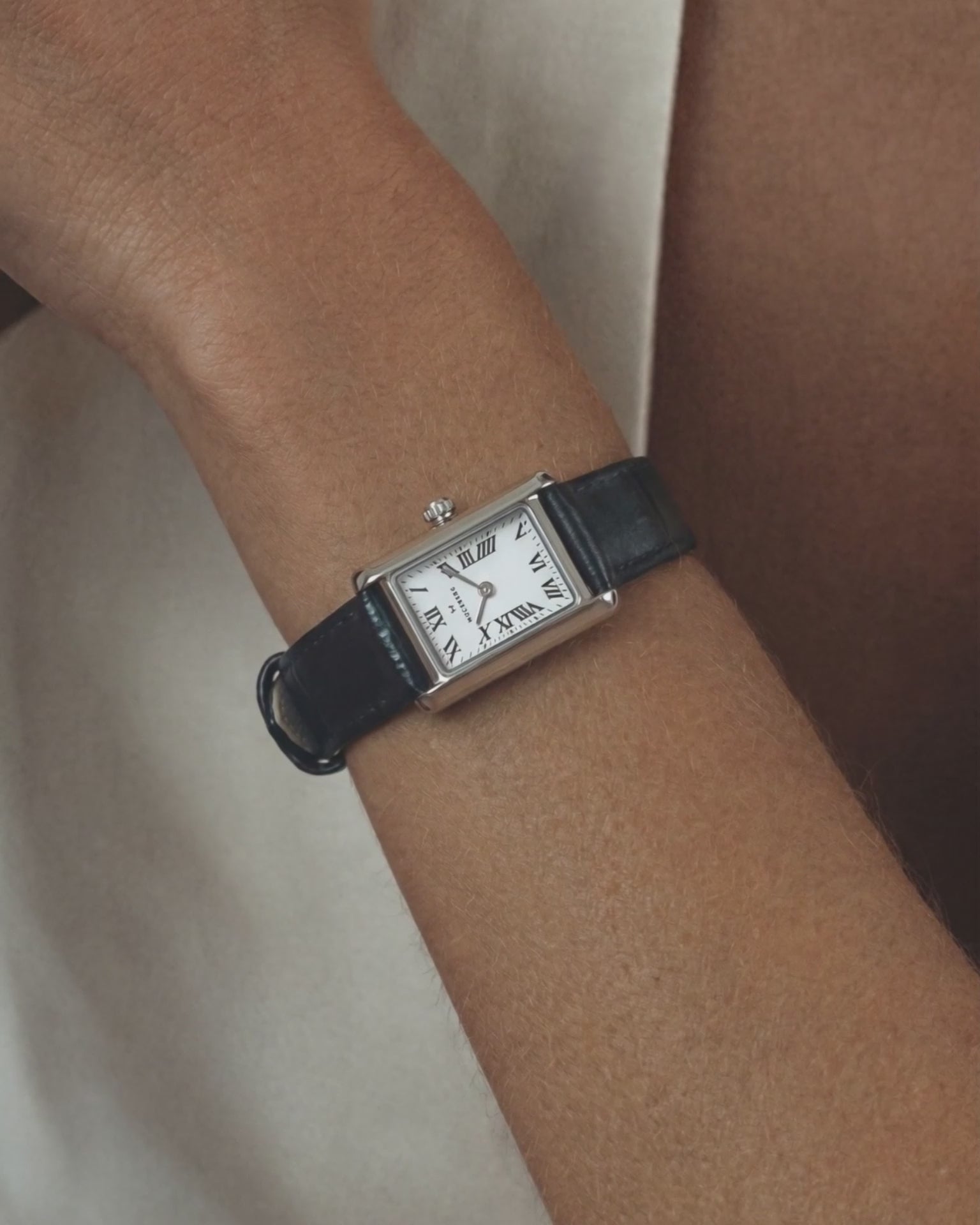 Timeless Black Leather Watch