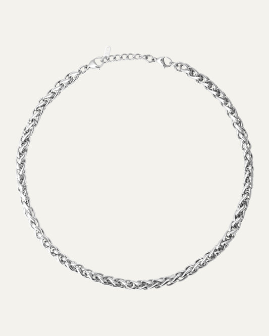 Rebel Chain Silver Necklace