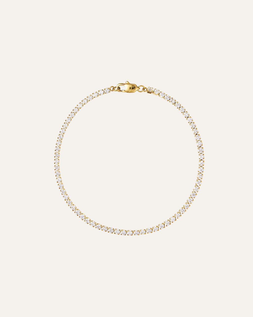 Glänzendes Tennisarmband