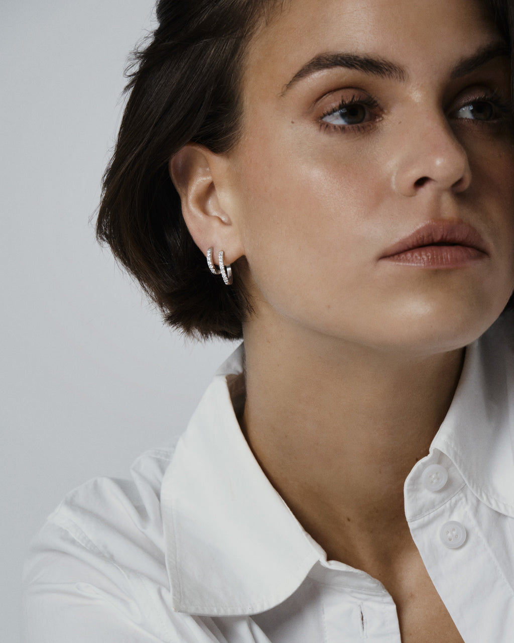 Shiny Hoops Medium