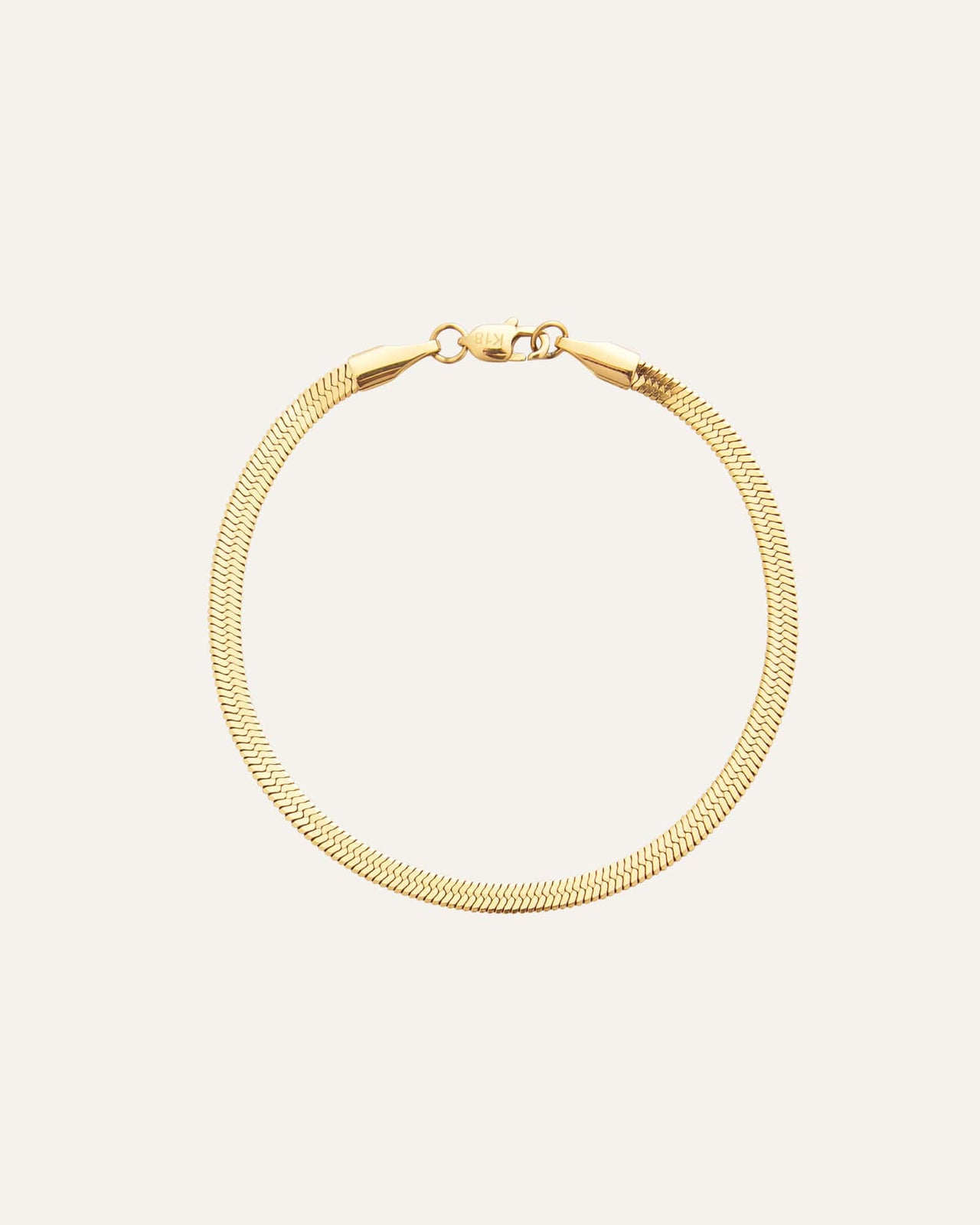 Thin Snake Bracelet Gold