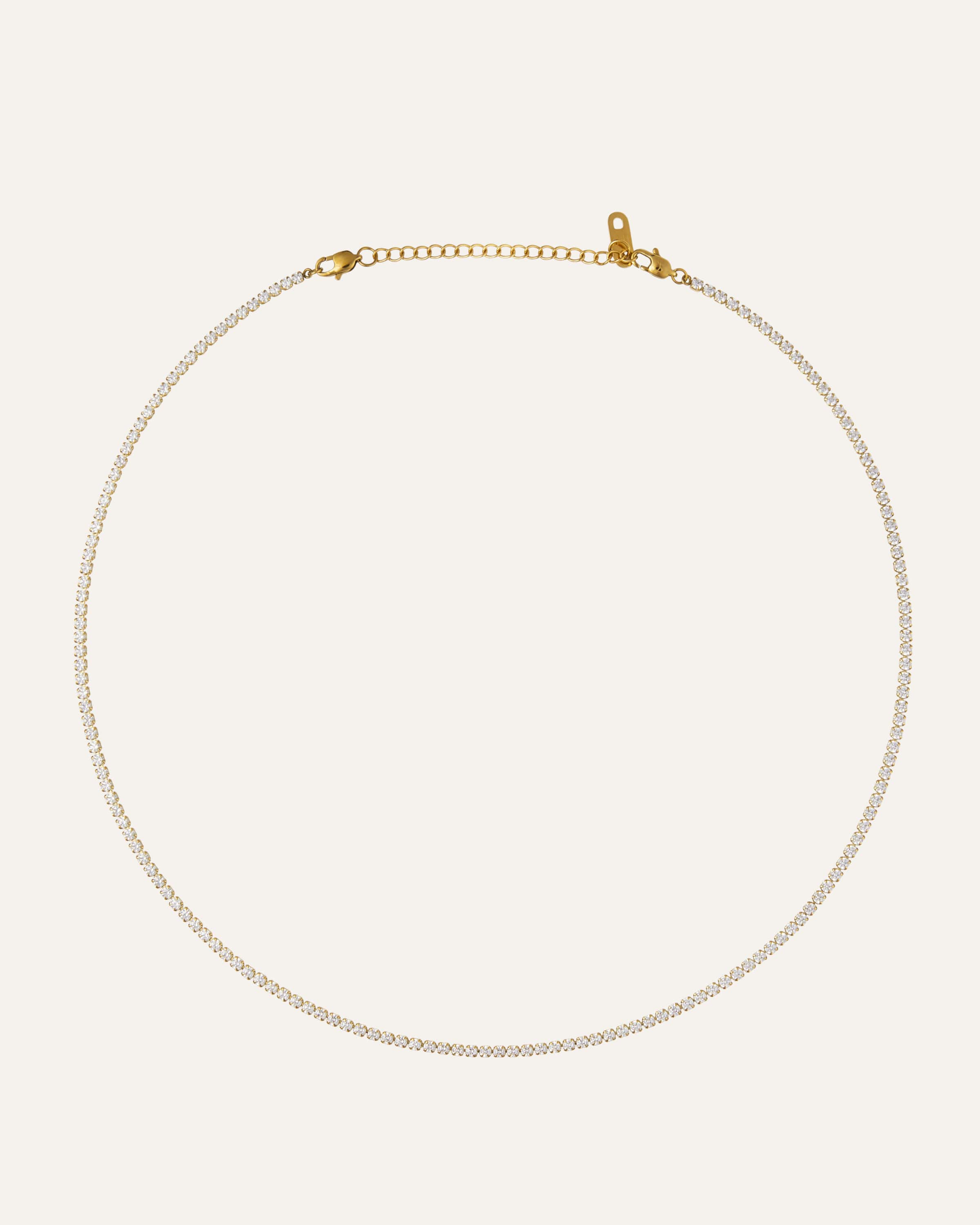 Shiny Tennis Necklace