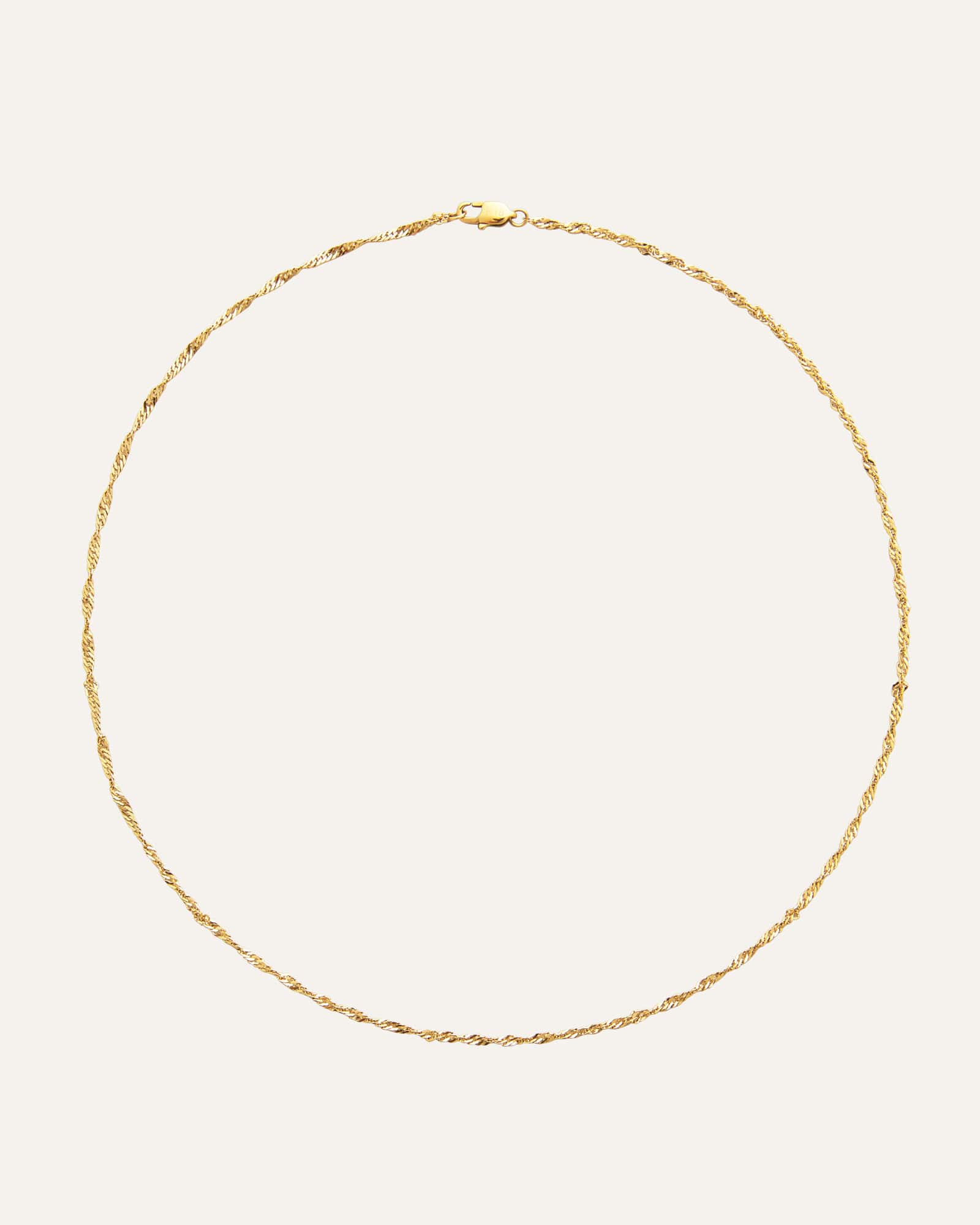 Wirbelkette Gold