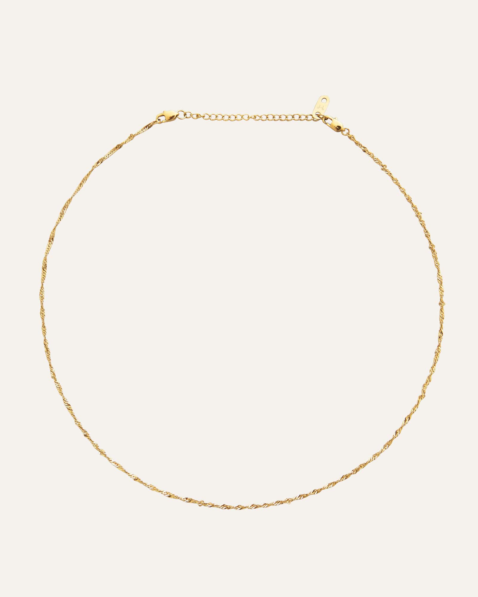 Wirbelkette Gold