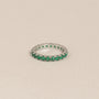 Elipse Ring Silver/Green