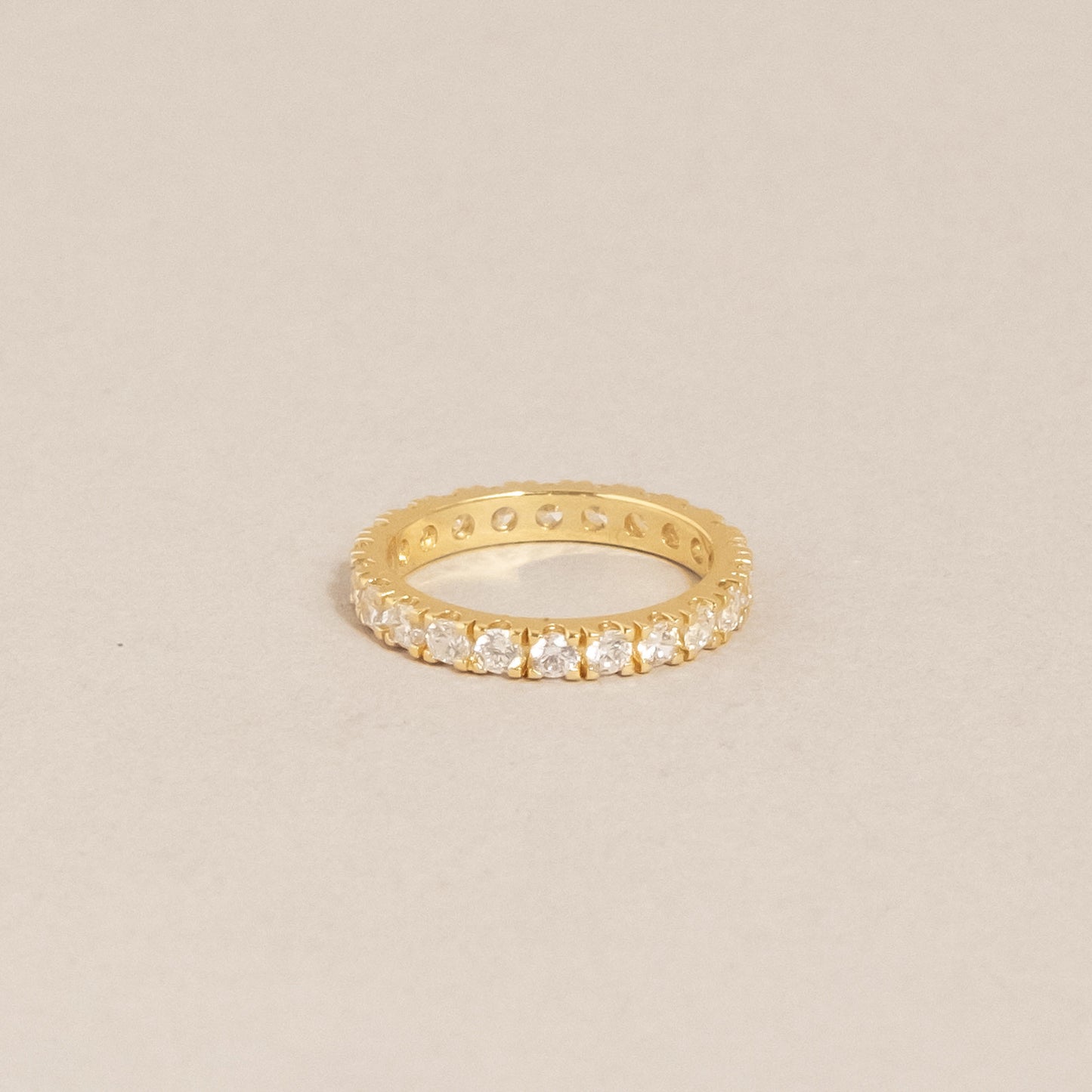 Elipse Ring Gold/White