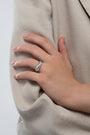 Twisted ring silver