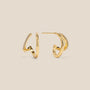 Elegant Earrings Gold