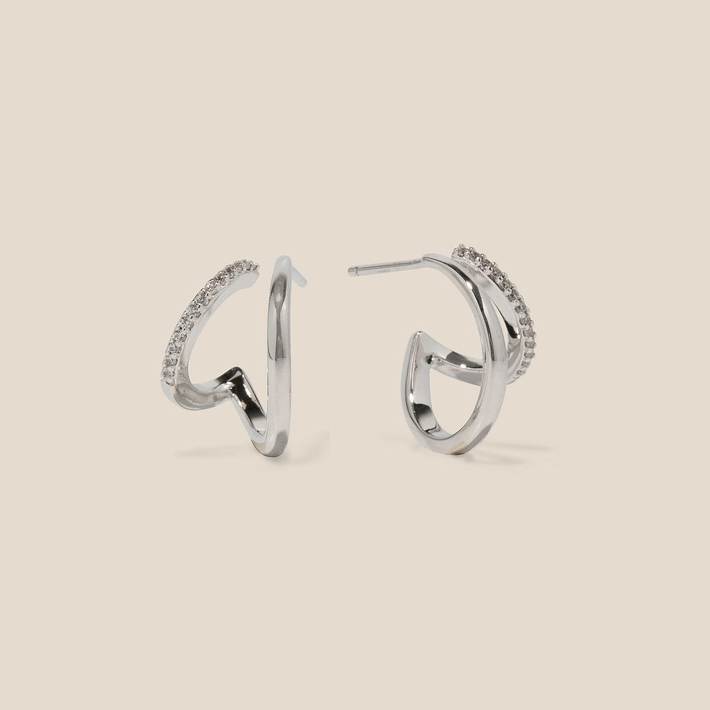 Elegant Earrings Silver