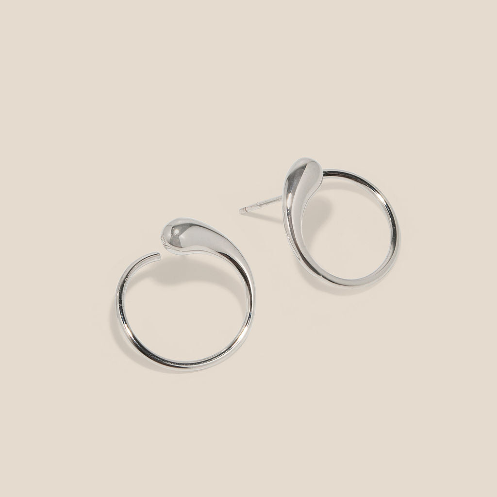 Eclipse Earrings Silver